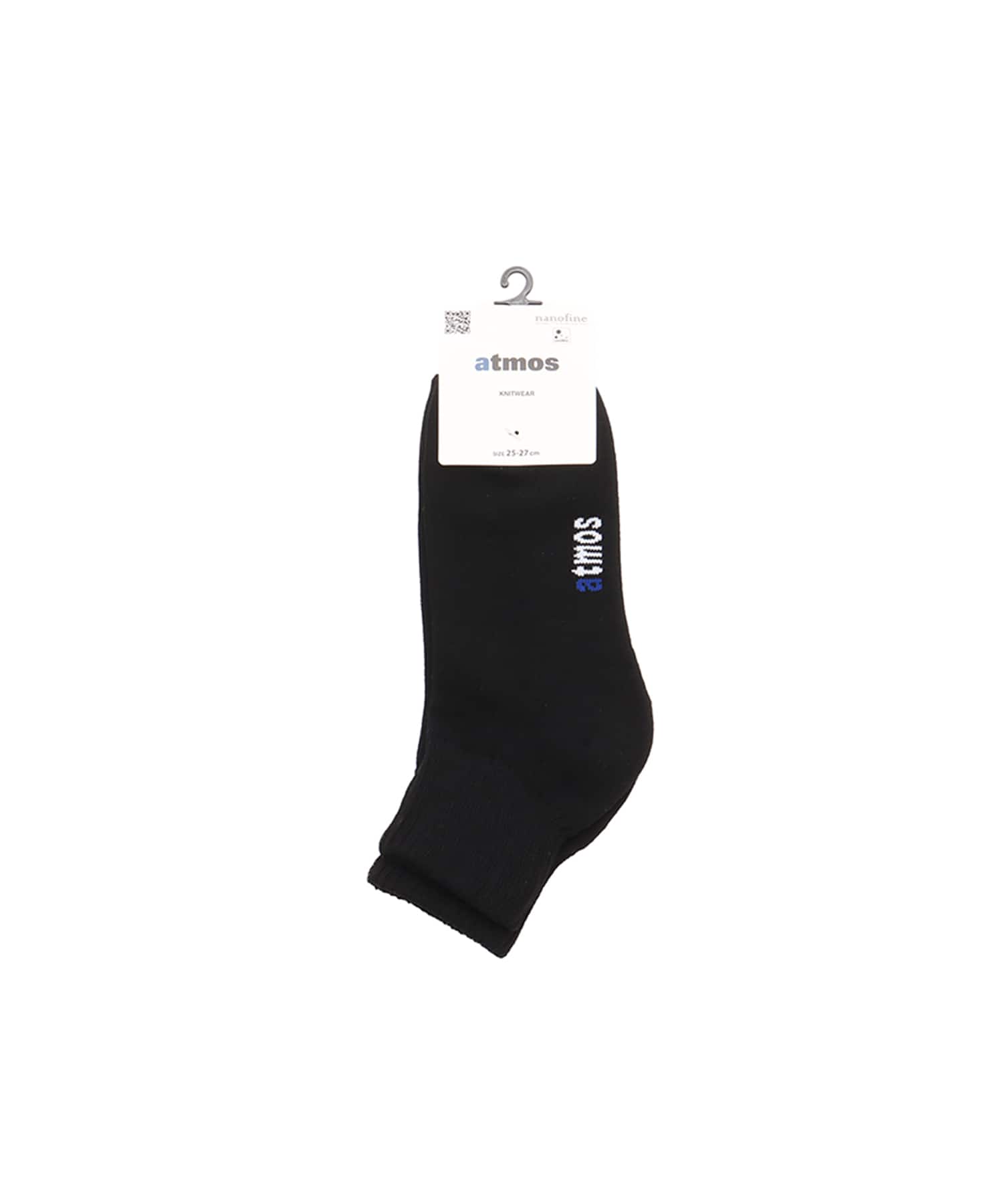 atmos Quarter Length SOCKS BLACKの画像