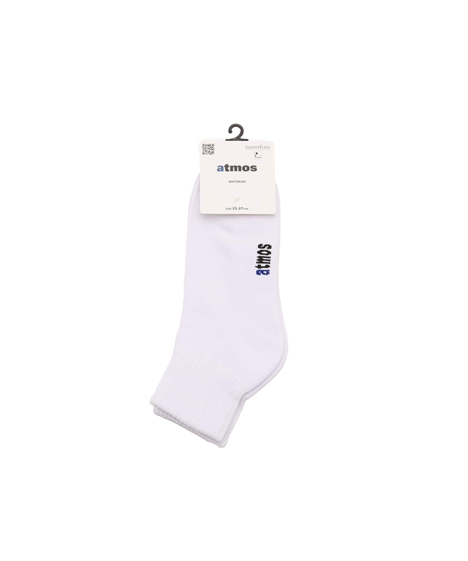 atmos Quarter Length SOCKS WHITEの画像