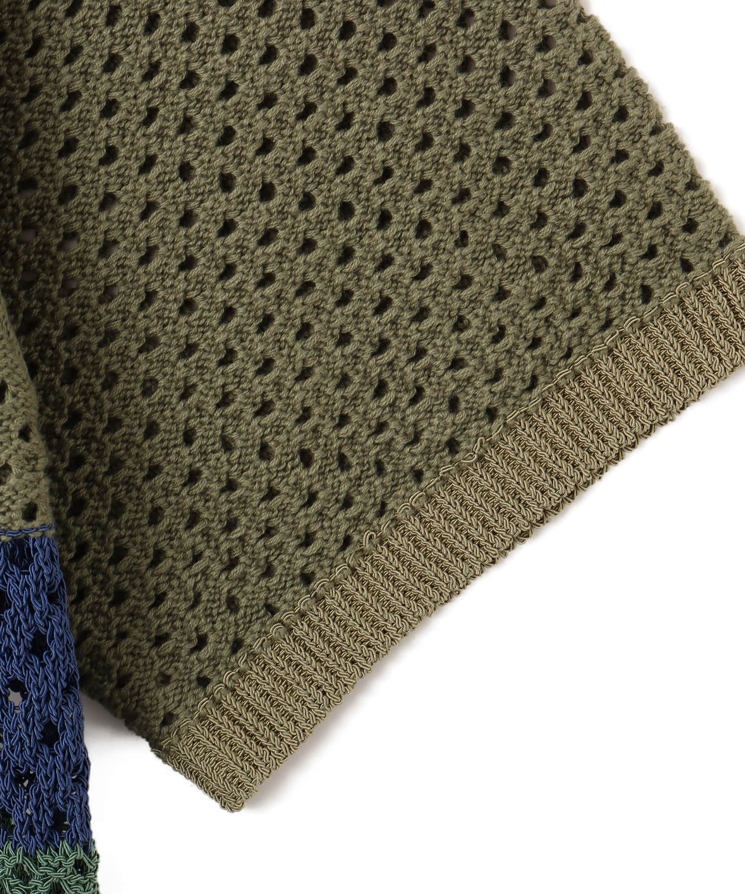 atmos Crochet Polo Sweater GREENの画像