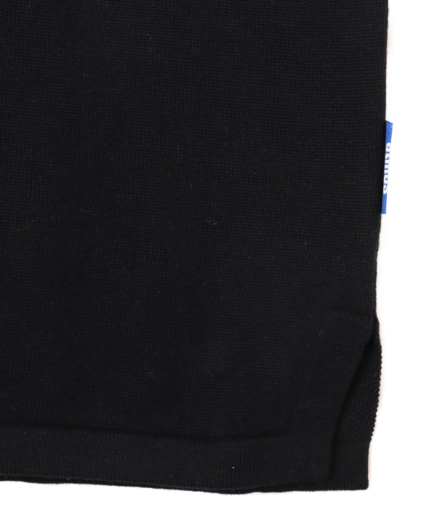 atmos Knit Polo Shirt BLACKの画像