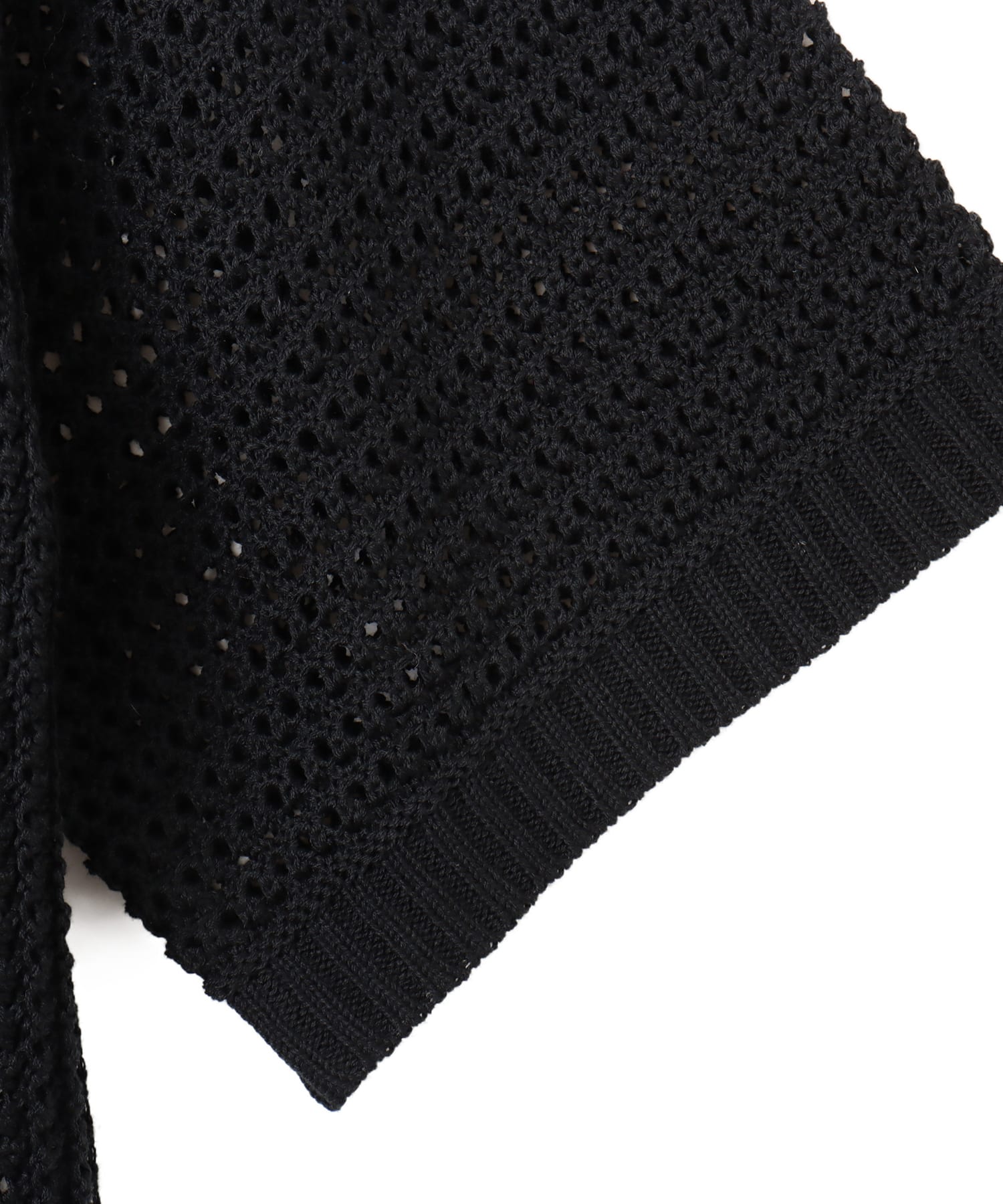 atmos S/S Gradient Knit Shirt BLACKの画像