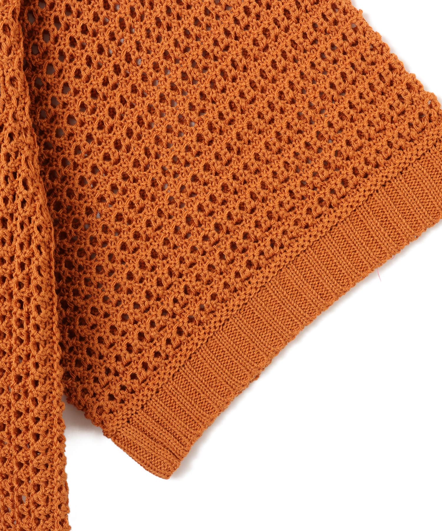atmos S/S Gradient Knit Shirt ORANGEの画像