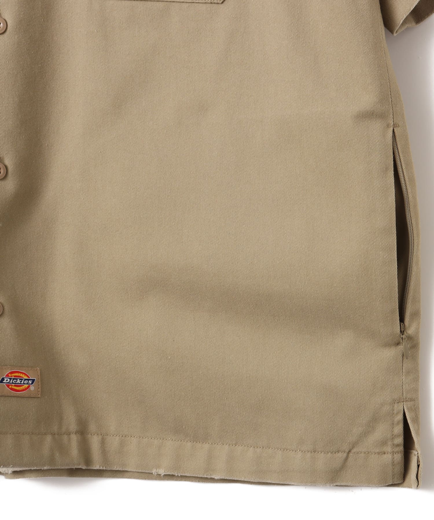 Dickies x atmos Utility WORK SS SHIRT BEIGEの画像