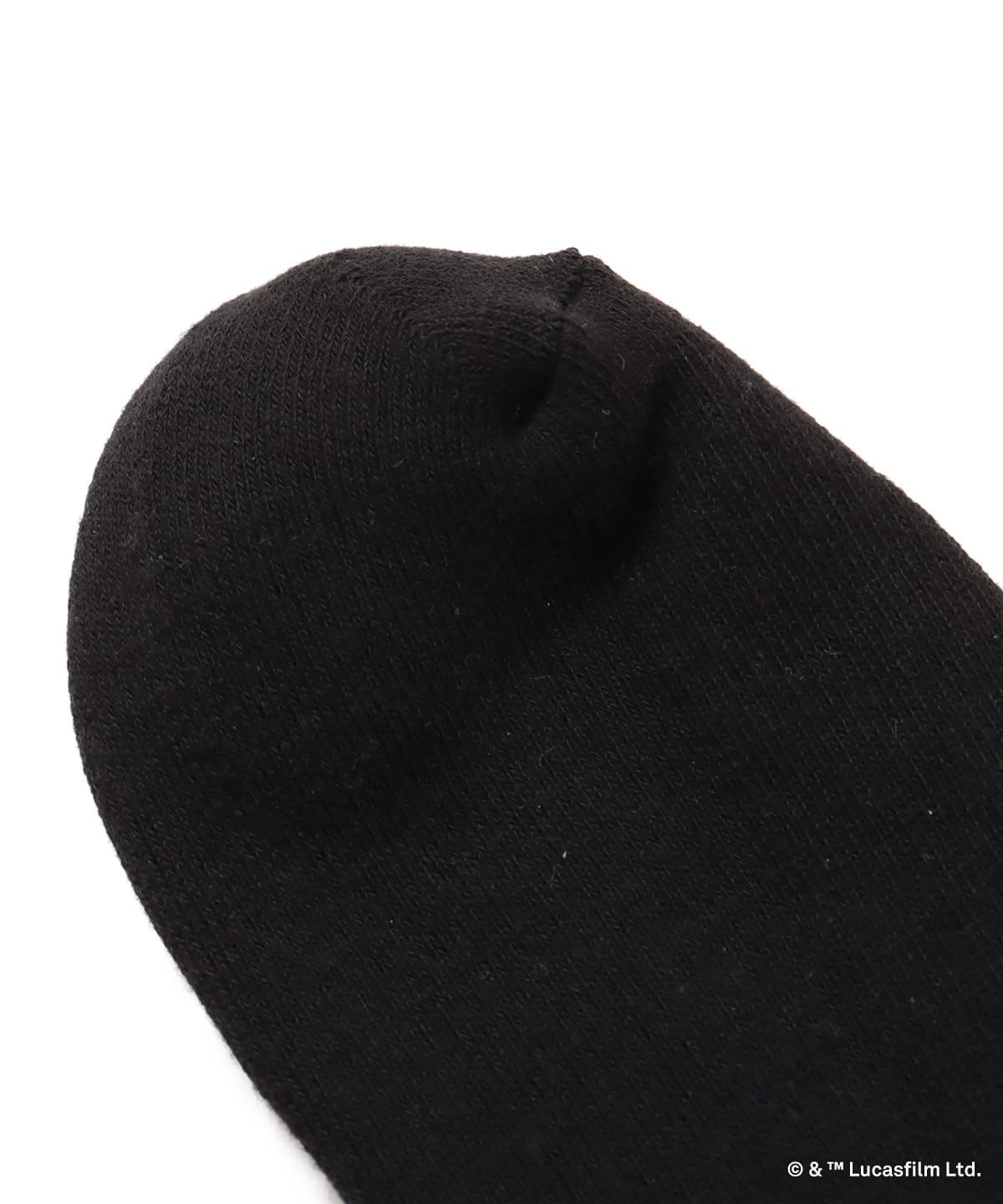atmos [STAR WARS] カタカナ Logo Socks BLACKの画像