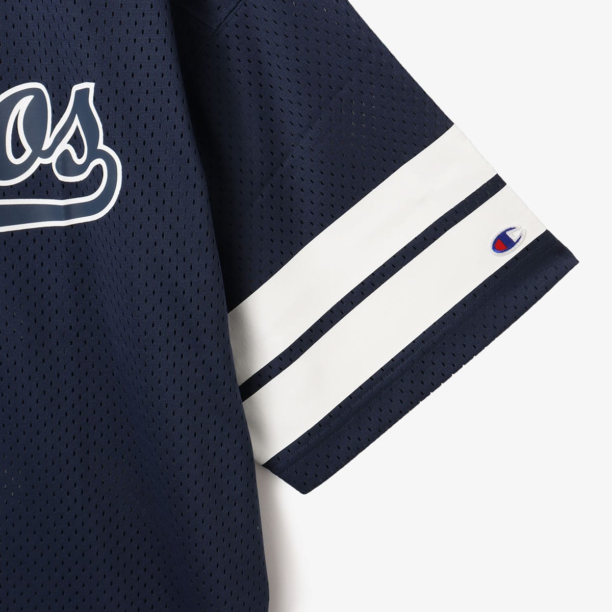 atmos × champion Football T-shirt NAVYの画像