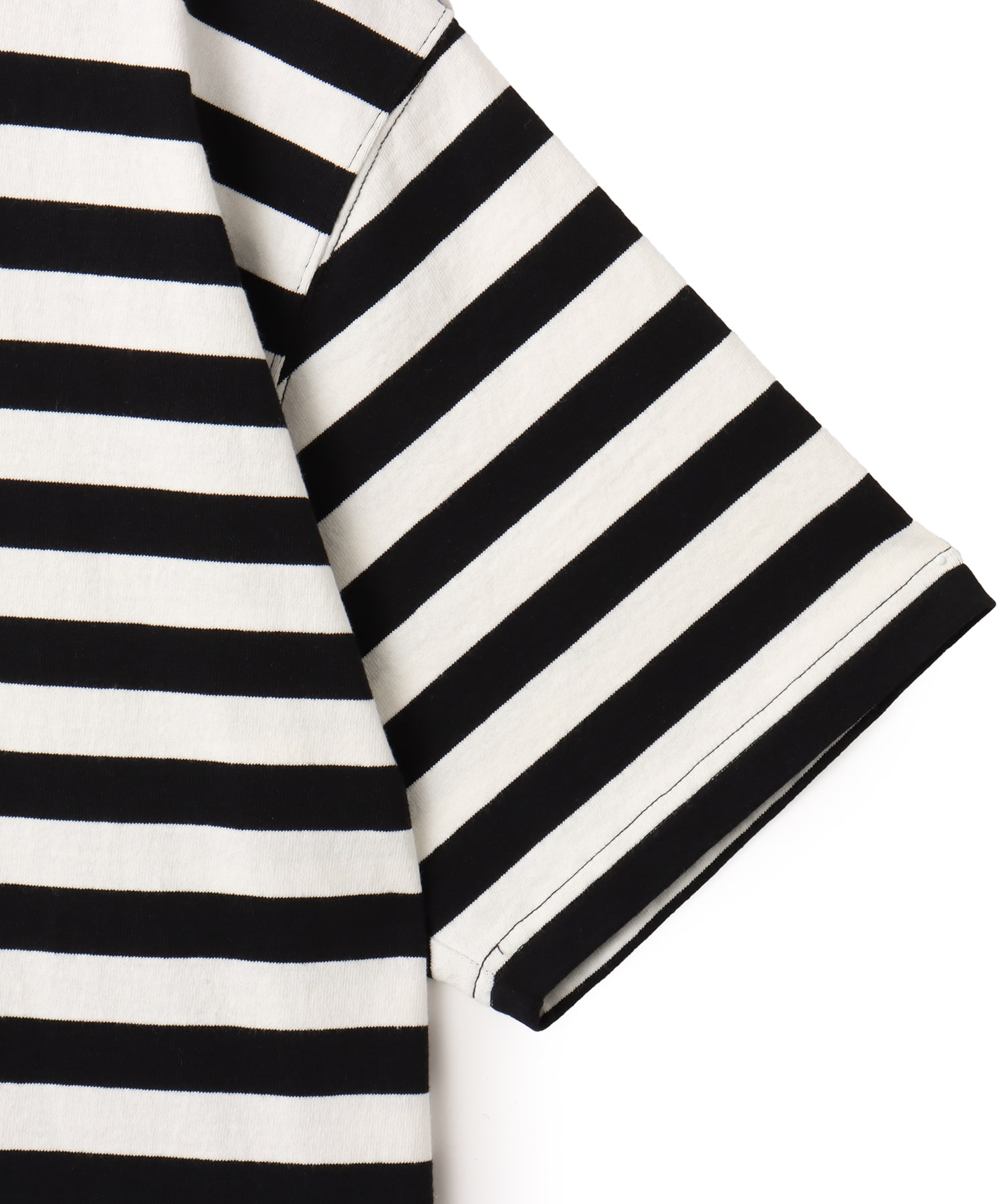 atmos Foam Logo Border T-shirt BLACKの画像