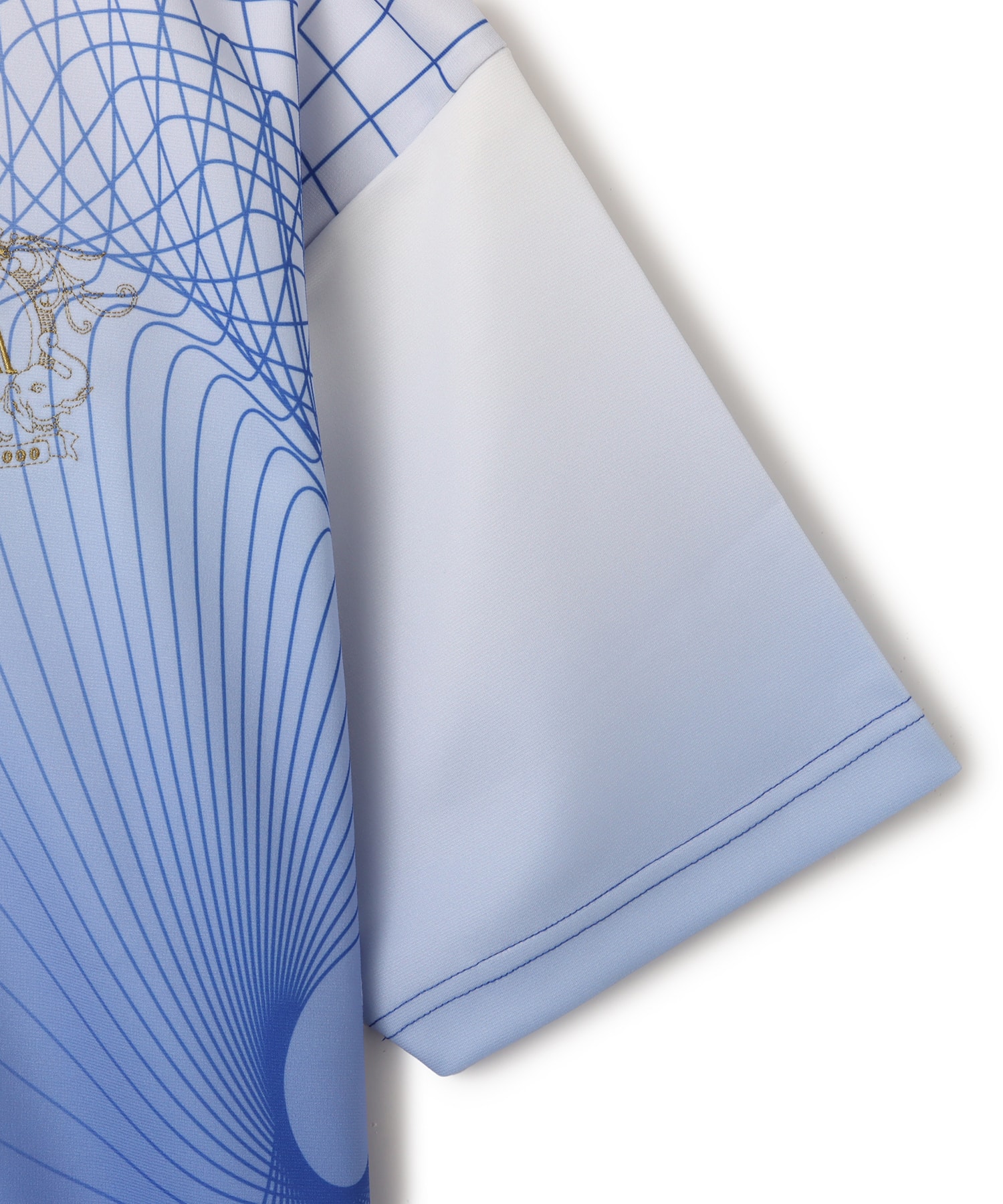 atmos Soccer Jersey Game Polo Shirt BLUEの画像