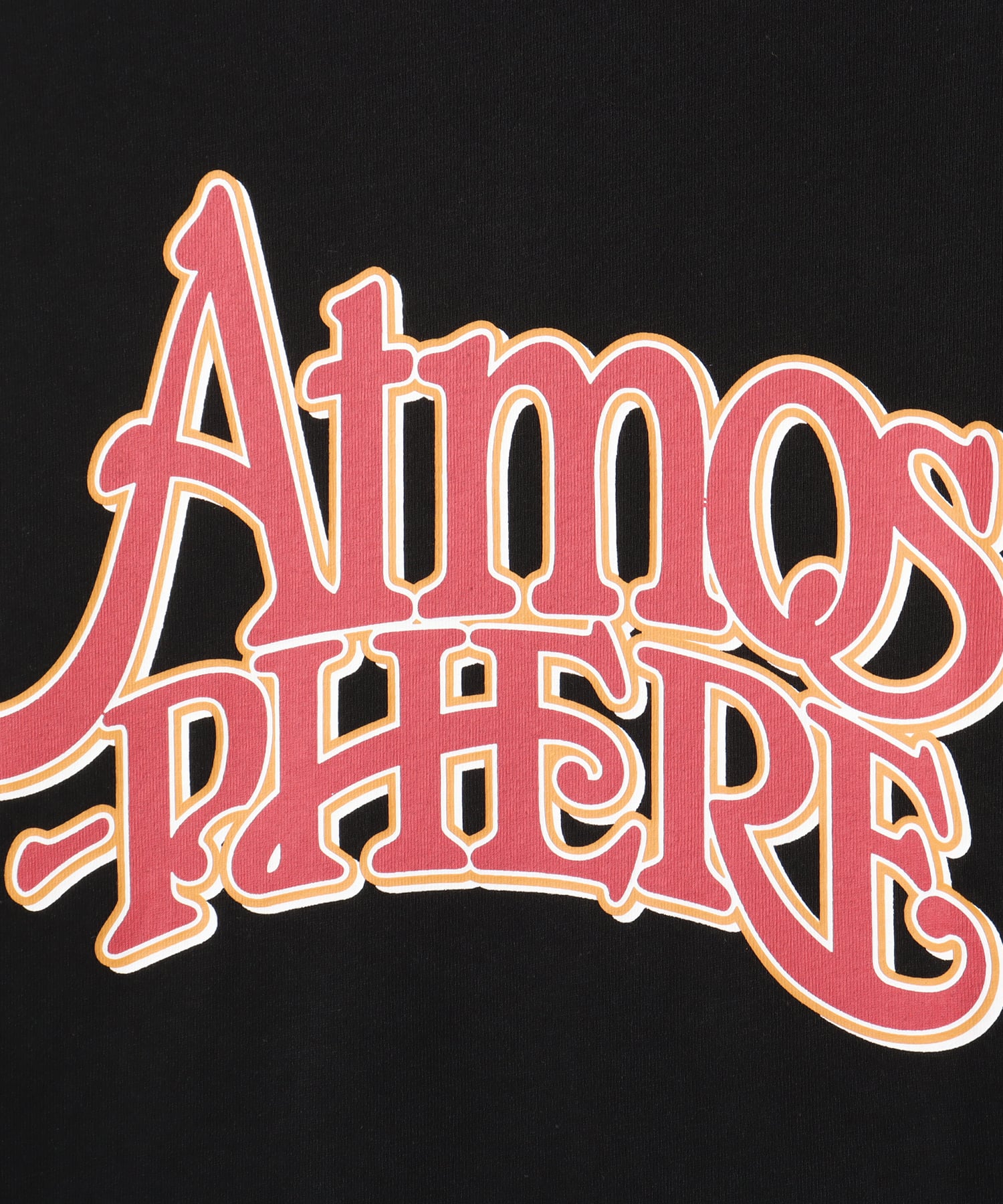 atmos atmosphere T-shirt BLACKの画像
