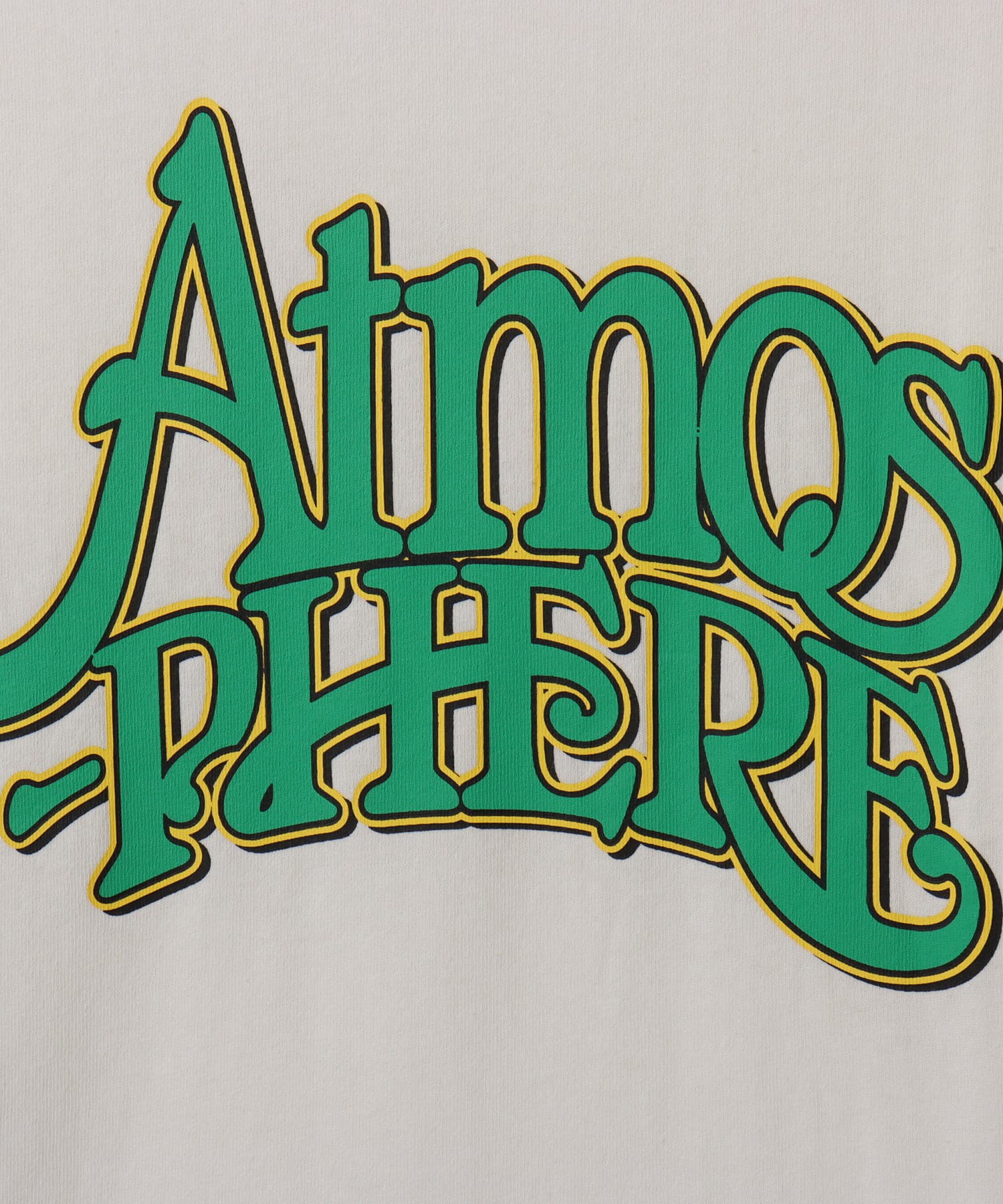 atmos atmosphere T-shirt WHITEの画像
