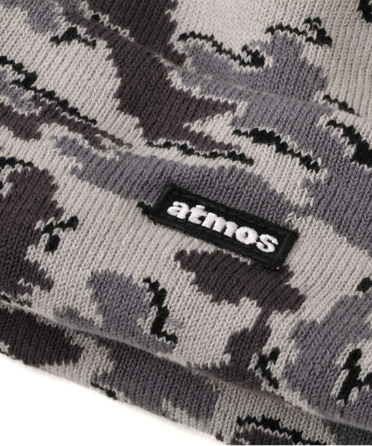 atmos Embroidery Patch Beanie CAMOUFLAGE GRAYの画像