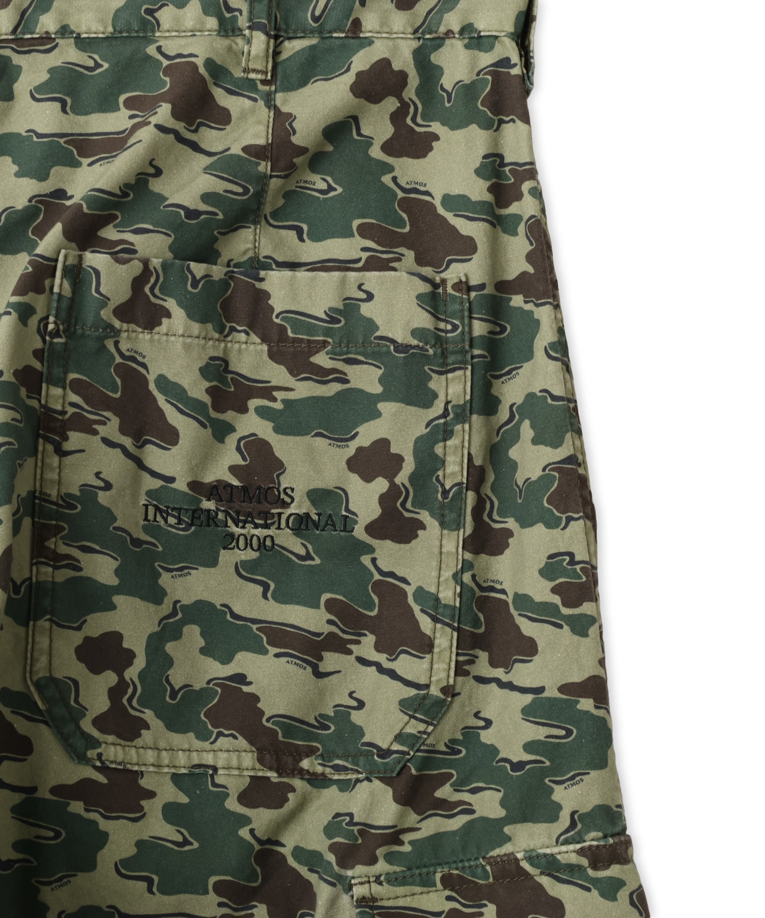 atmos Cotton Military Cargo Pants CAMOUFLAGE KHAKIの画像