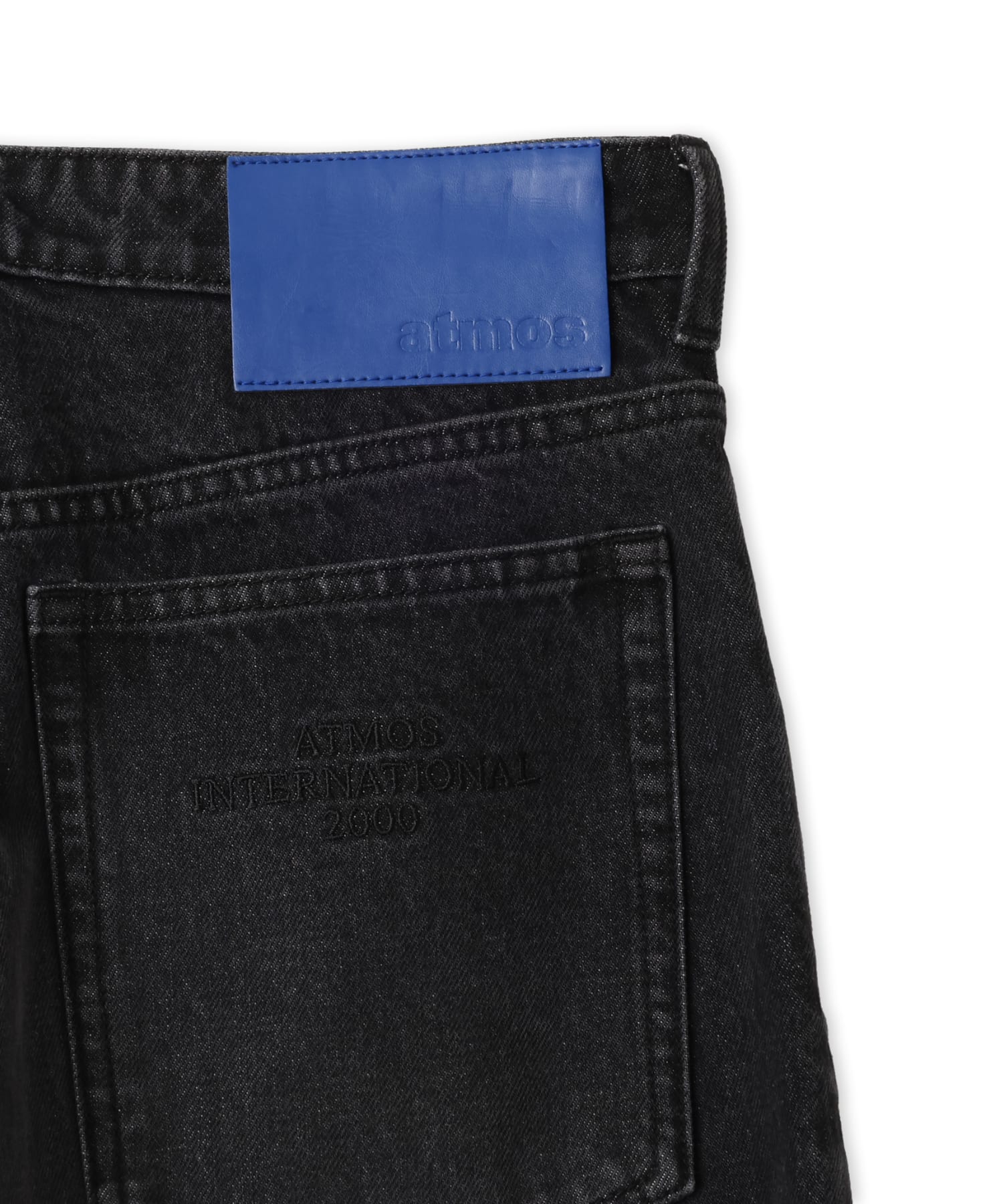 atmos Vintage Finish Denim Pants BLACKの画像