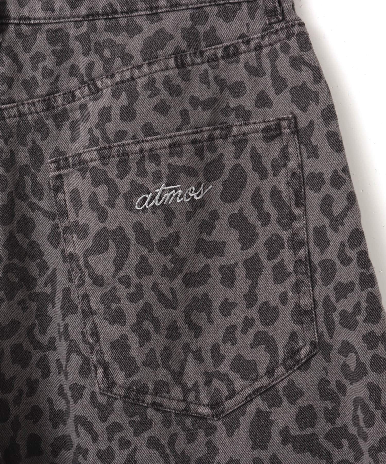 atmos Leopard Pattern Baggy Shorts LIGHT BLACKの画像