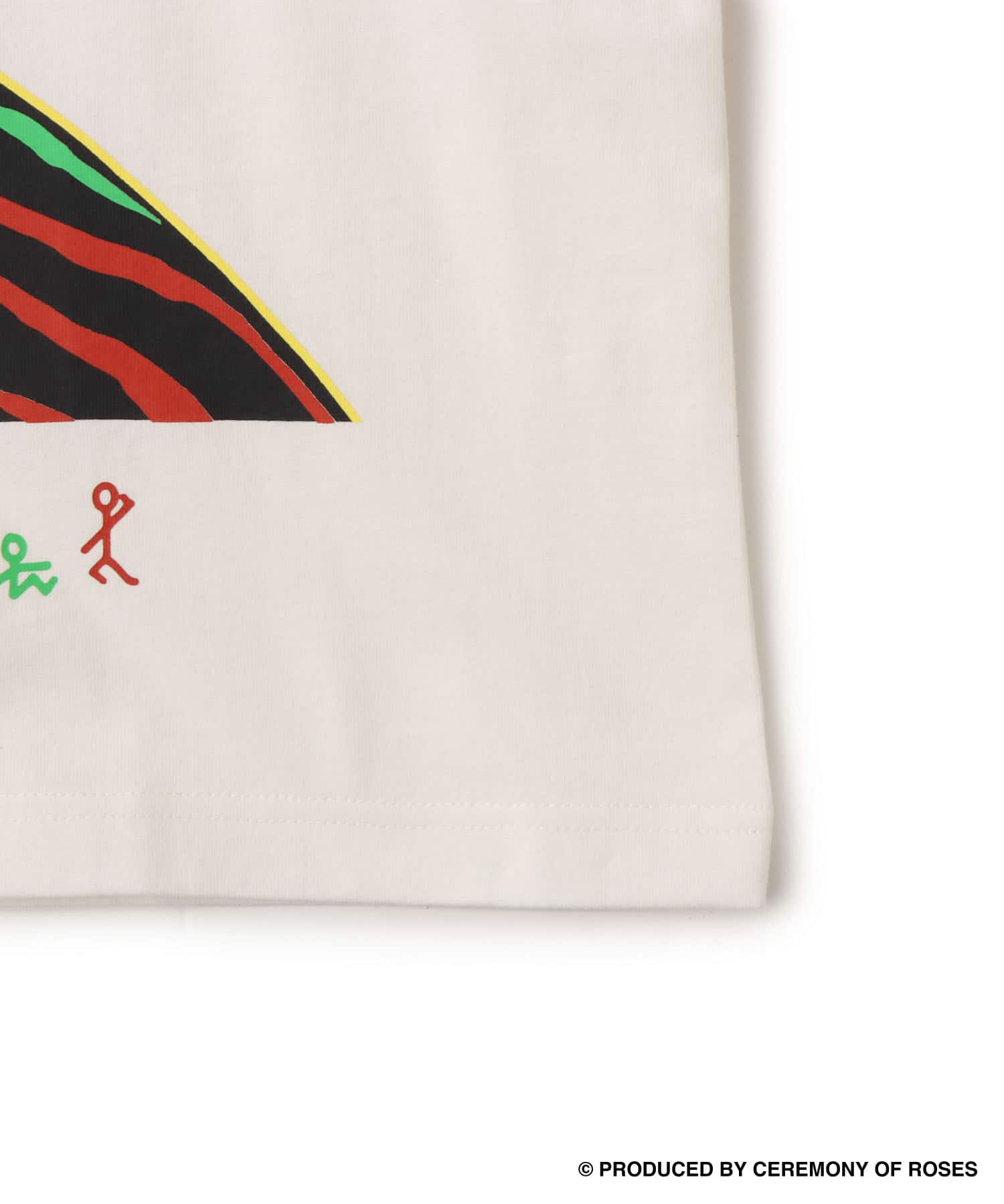 atmos x ATCQ Midnight Marauders T-shirt WHITEの画像