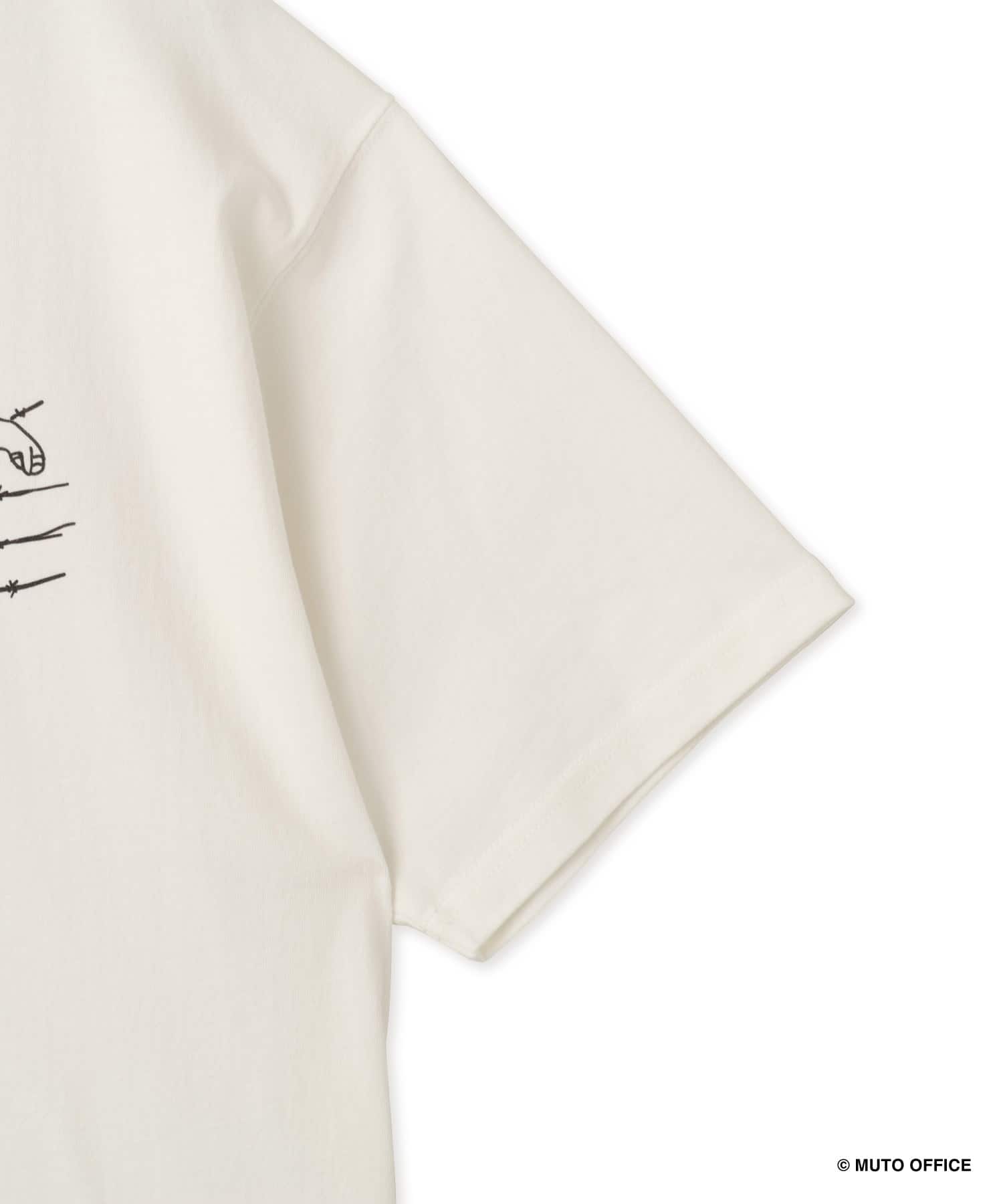 GREAT MUTA x Devilock x atmos T-shirt WHITEの画像