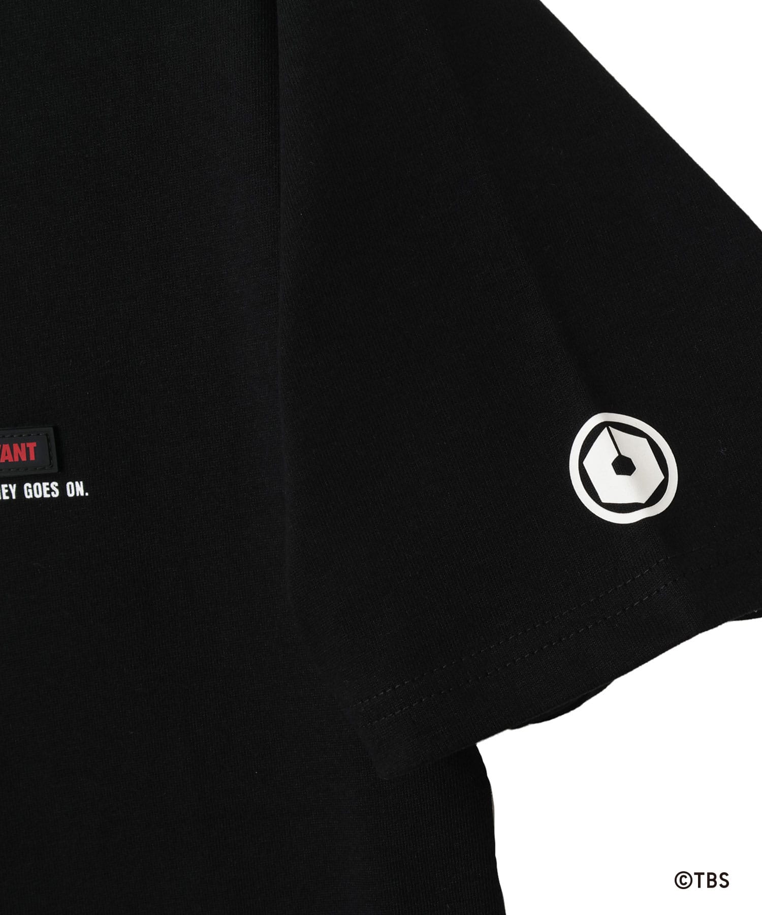 VIVANT x atmos Patch Logo T-shirt BLACKの画像