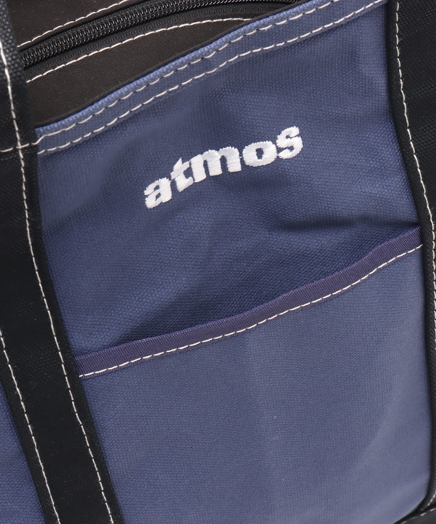 atmos Canvas Tote Bag NAVYの画像