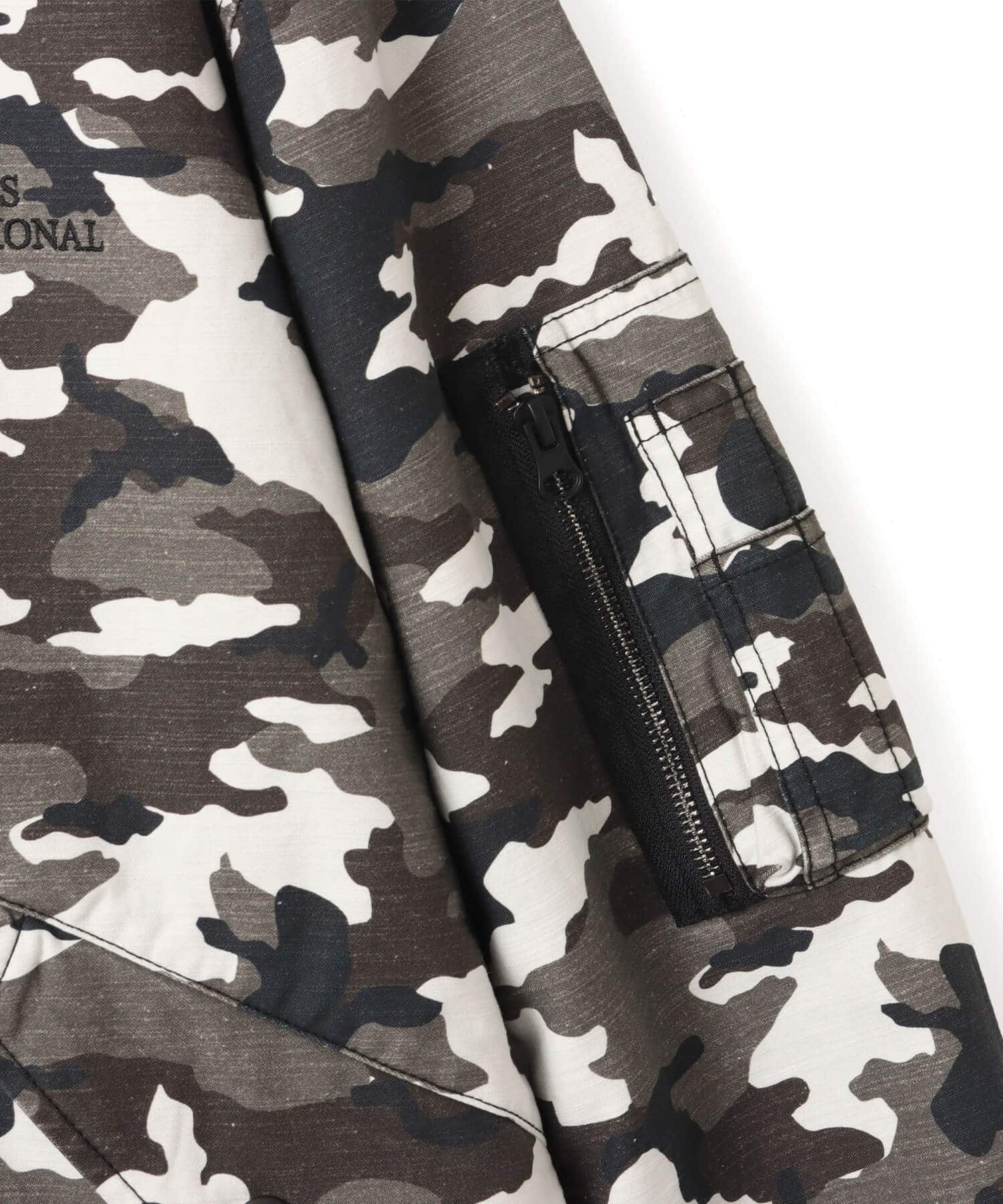 atmos Reversible Flight Jacket BLACK CAMOUFLAGEの画像