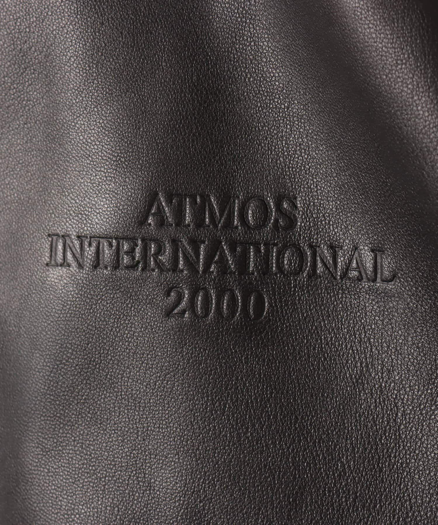 atmos Sheep Leather Jacket BLACKの画像