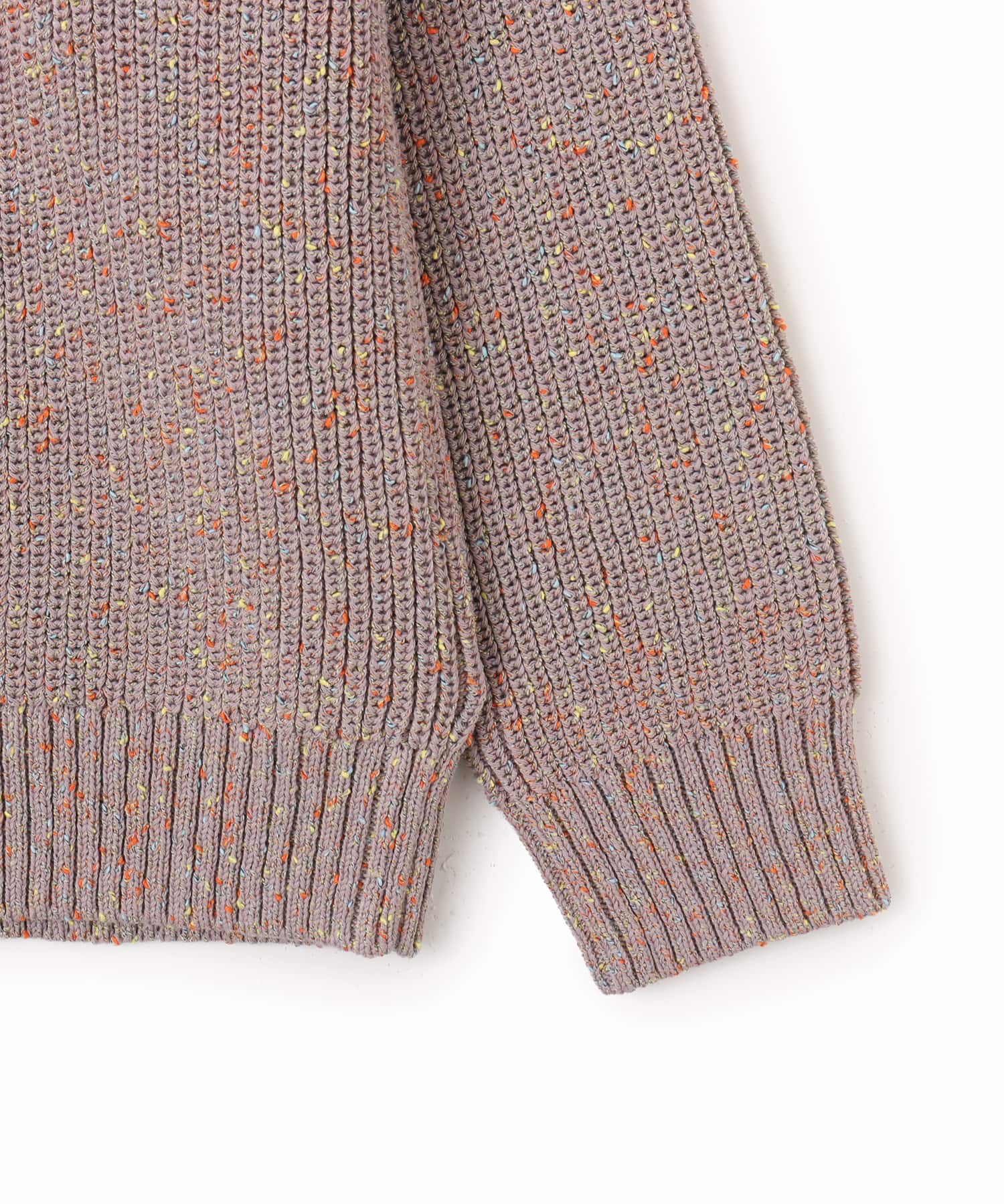 atmos Mixed Napped Yarn Crew Sweater PINKの画像