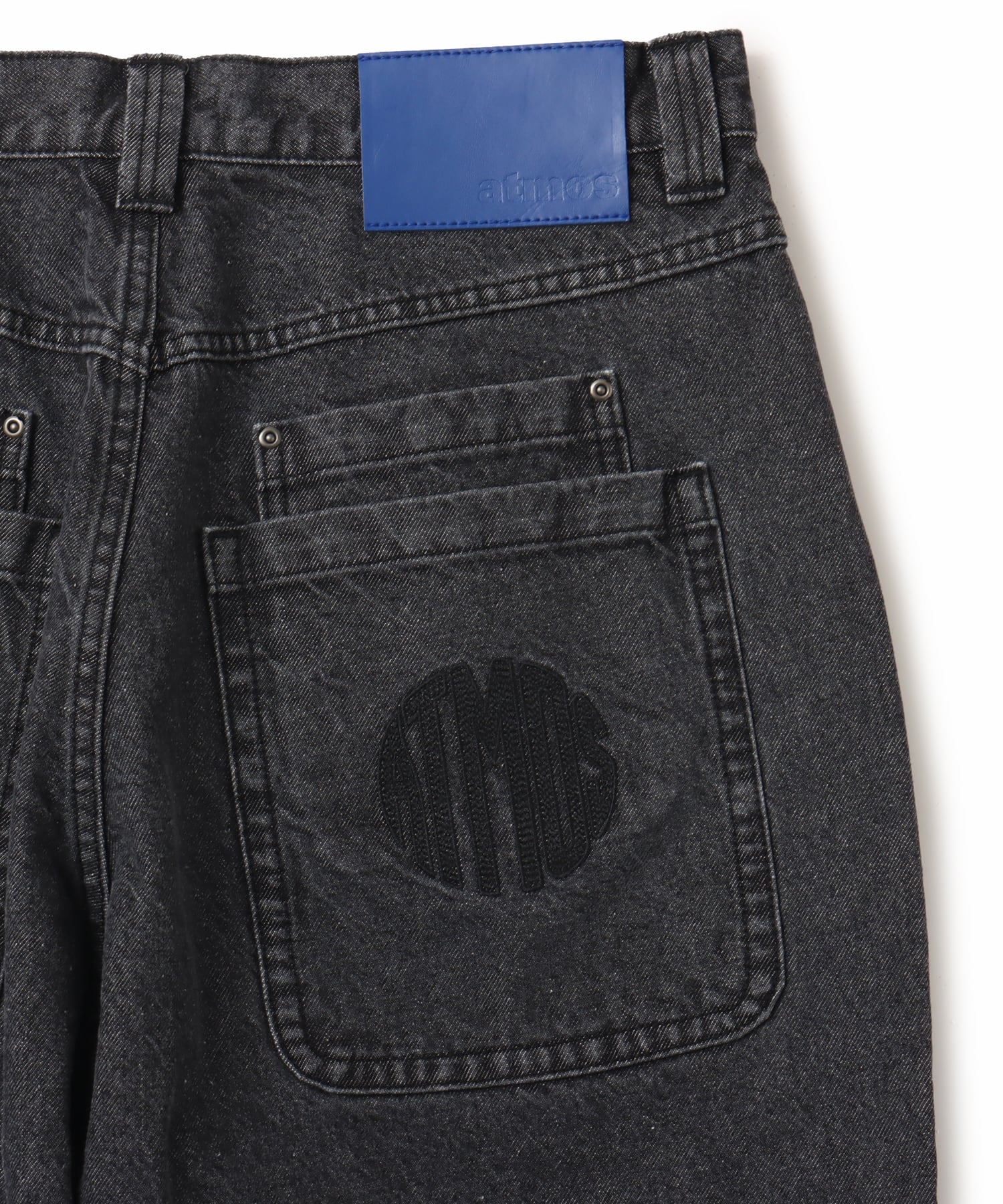 atmos Super Baggy Denim Pants BLACKの画像