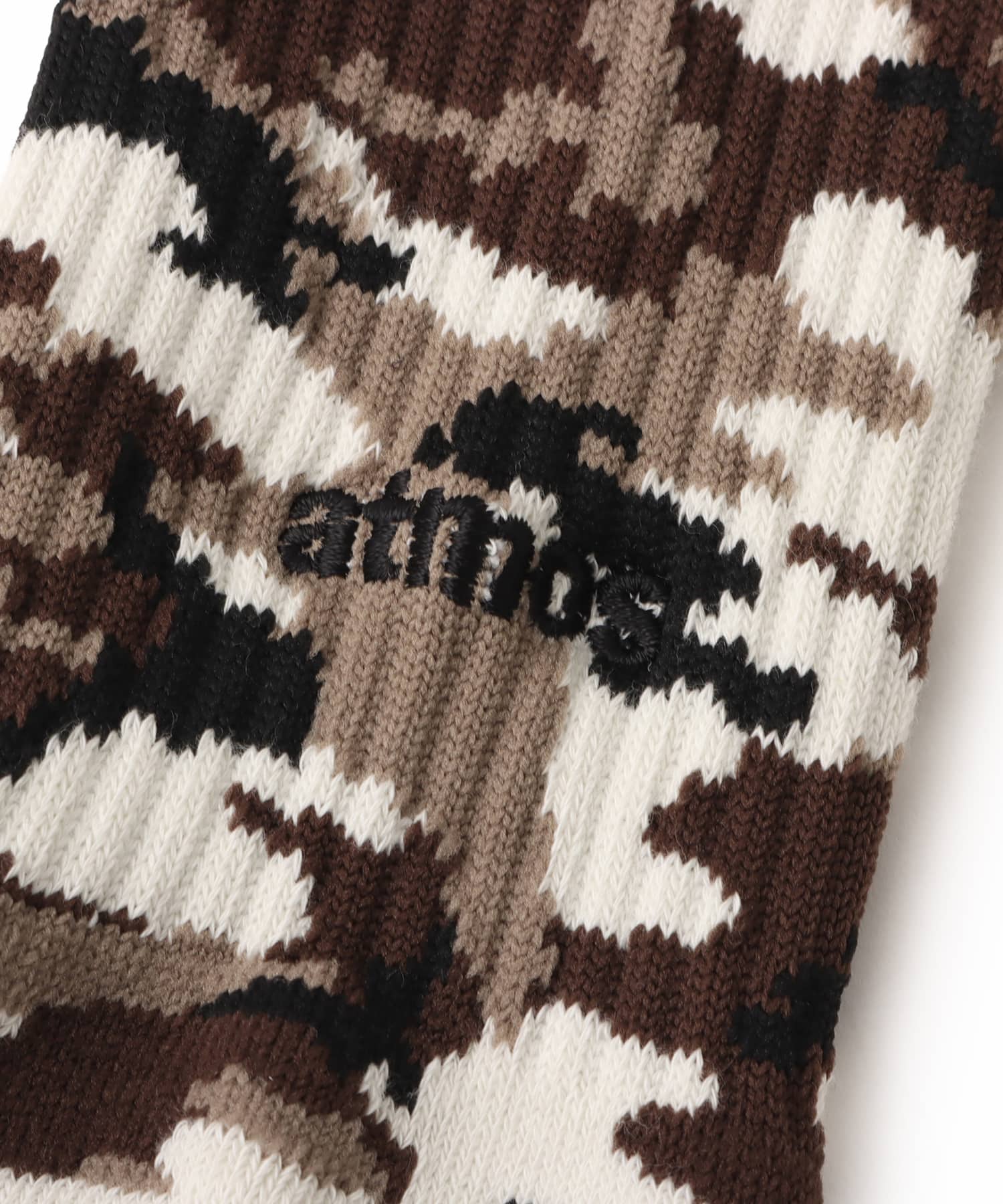 atmos Jacquard Camo Socks BLACKCAMOUFLAGEの画像