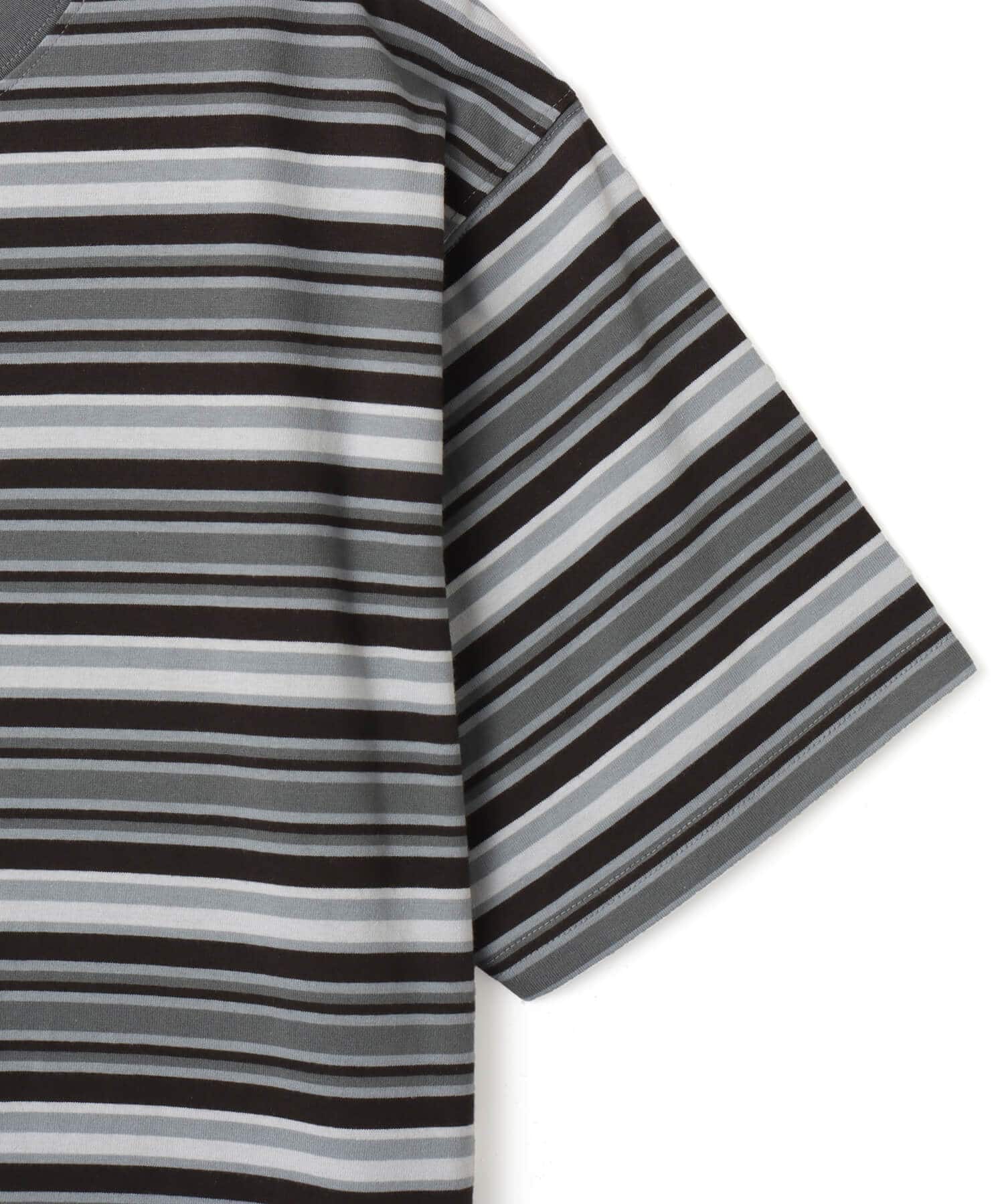 atmos Retro Colorway Border SS T-shirt BLACKの画像