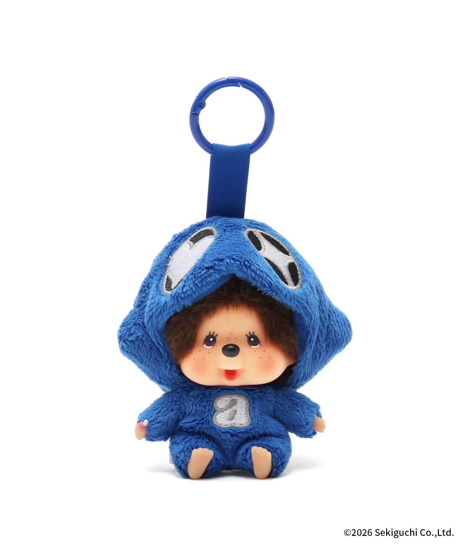 Monchhichi x atmos 【TENKYU】 キーチェーン BLUE（モンチッチ x