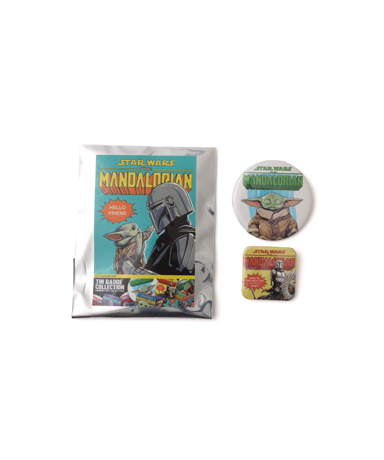 atmos x MANDALORIAN Tin Badge Blind Package MULTIの画像