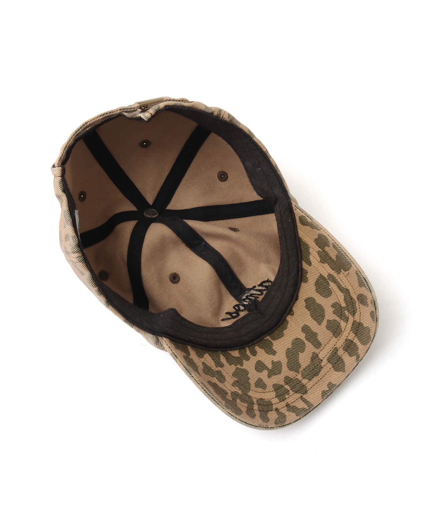 atmos Leopard Pattern Cap KHAKIの画像
