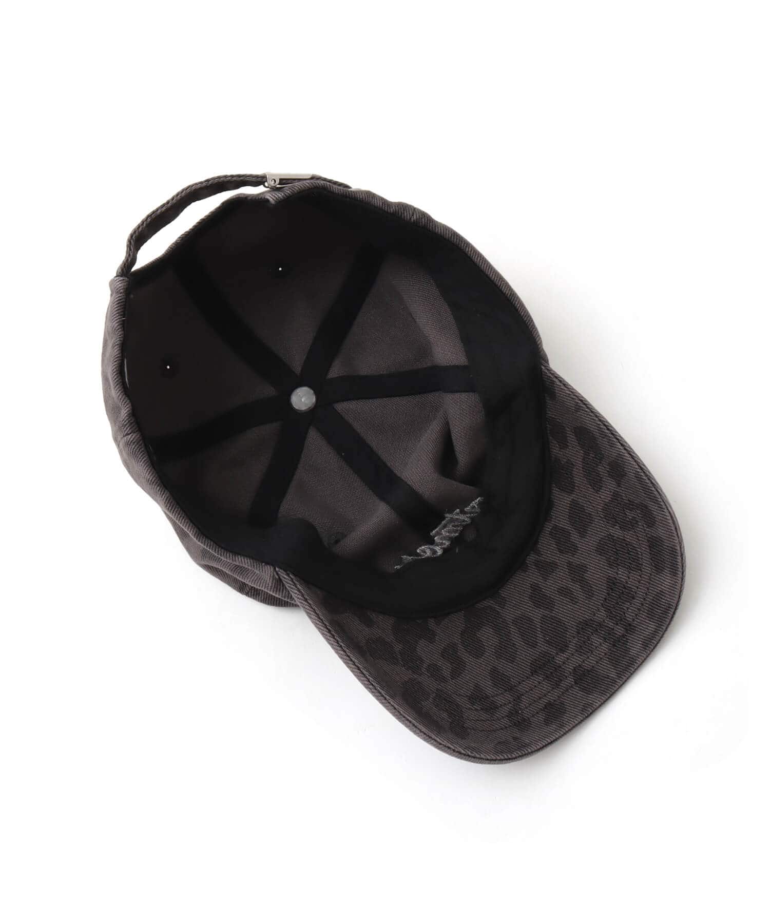 atmos Leopard Pattern Cap LIGHT BLACKの画像