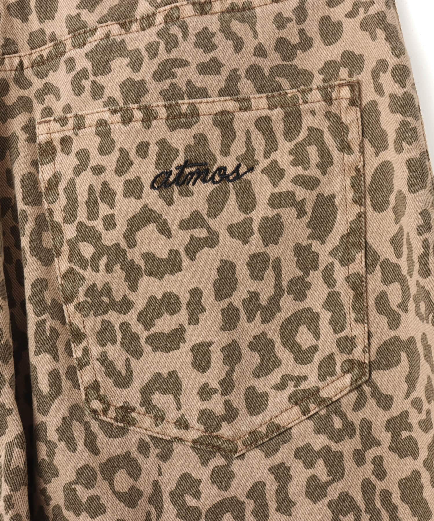 atmos Leopard Pattern Baggy Patns KHAKIの画像