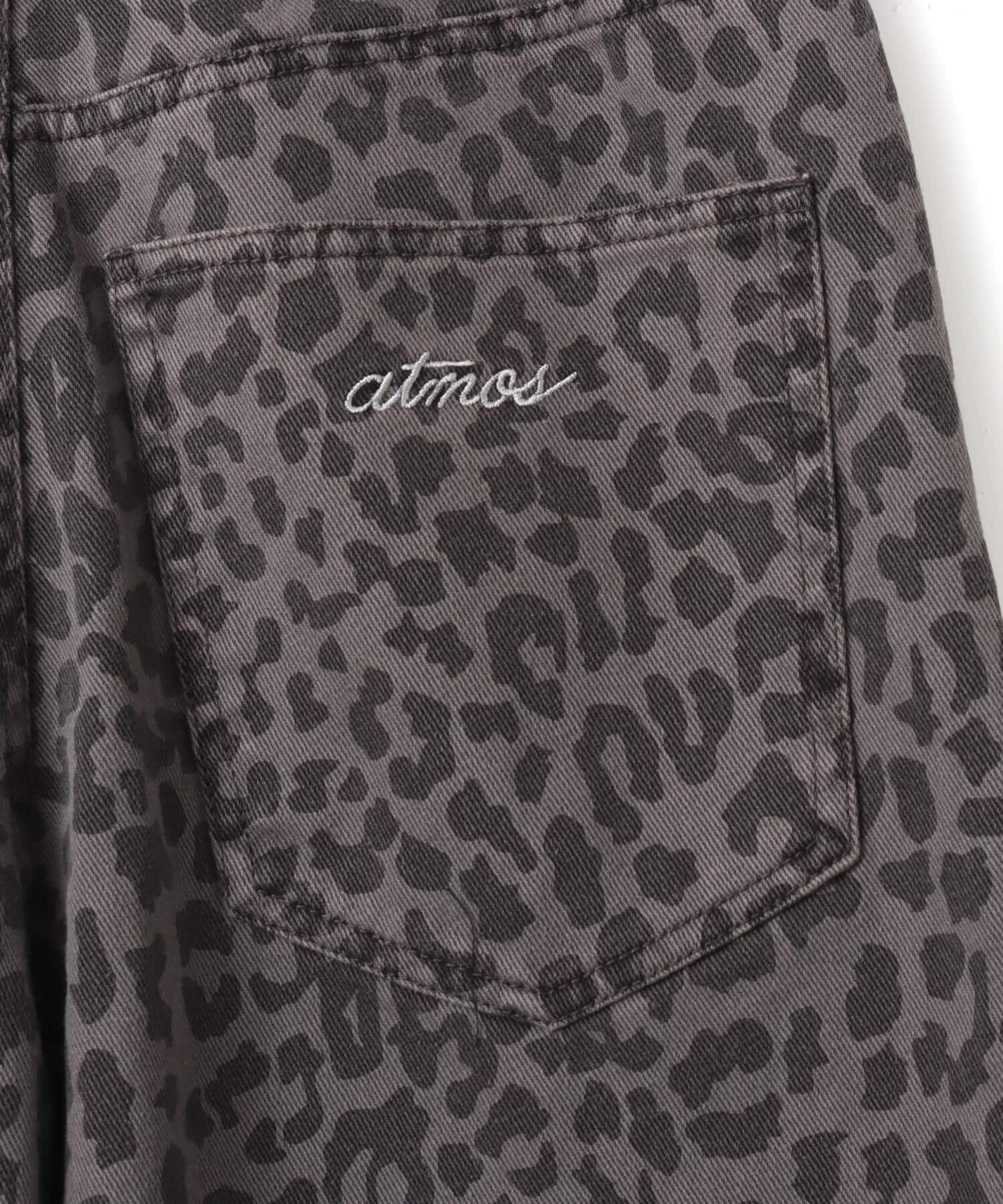 atmos Leopard Pattern Baggy Patns LIGHT BLACKの画像