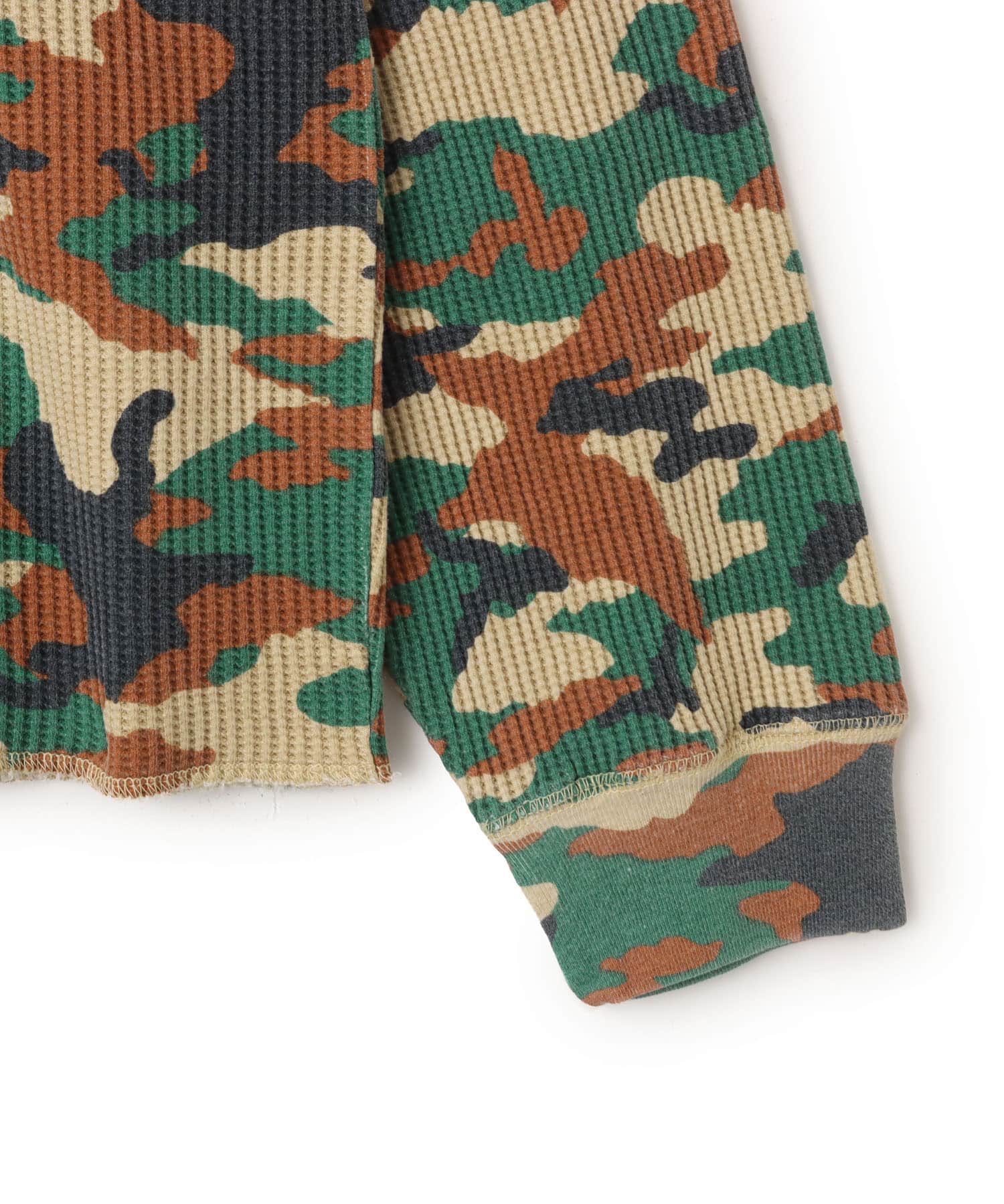 atmos Waffle LS T-shirt CAMOUFLAGEの画像