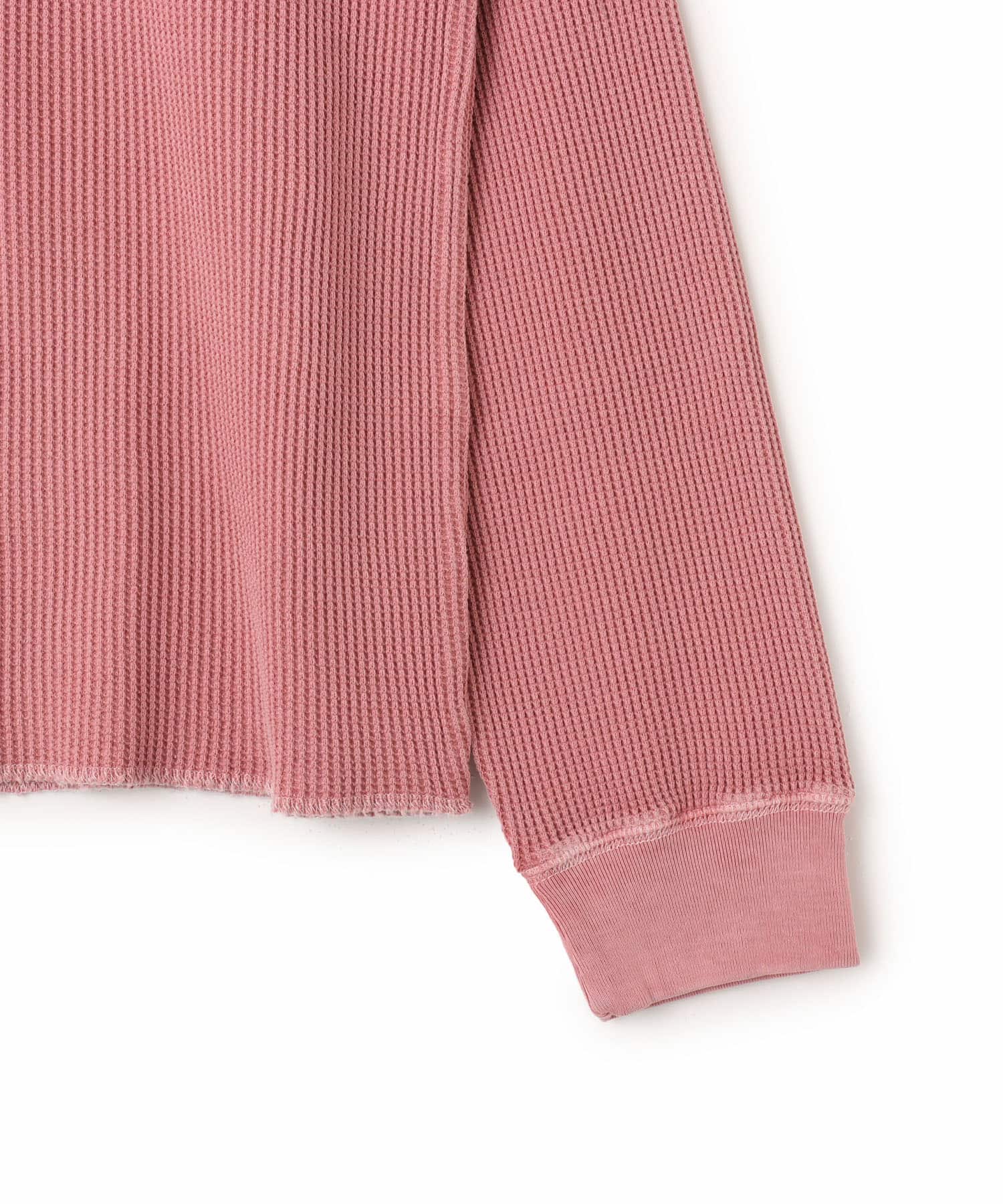 atmos Waffle LS T-shirt PINKの画像