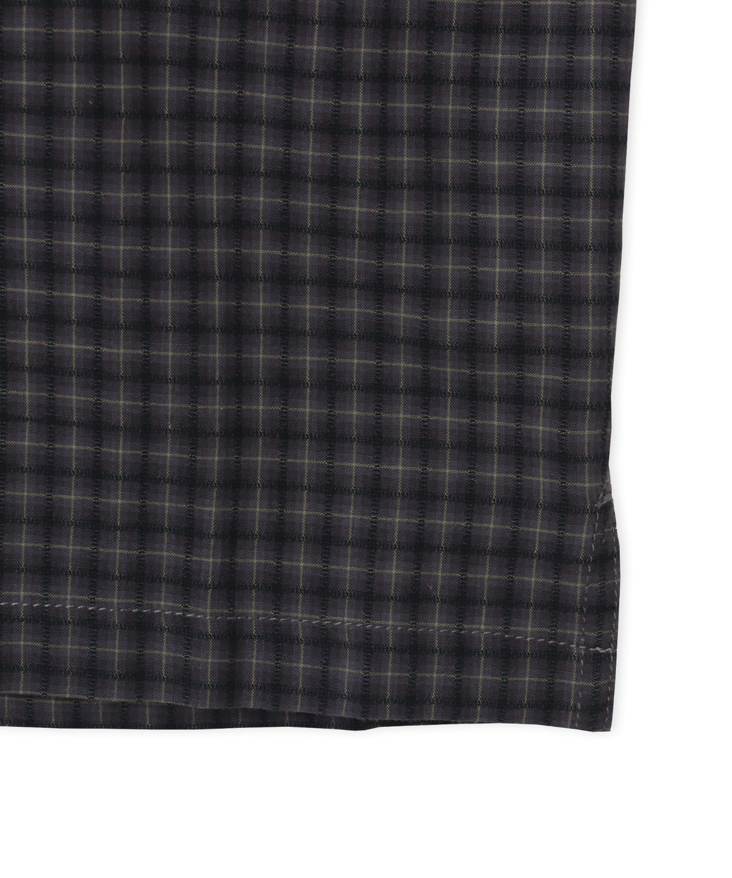 atmos Cotton Dobby Check Shirt BLACKの画像