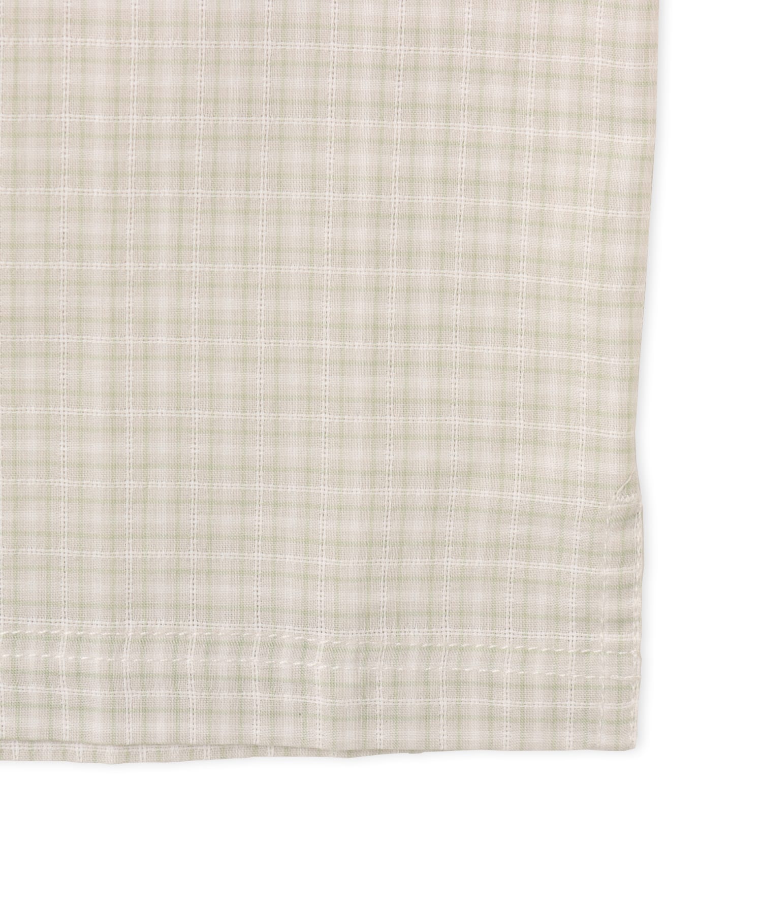 atmos Cotton Dobby Check Shirt WHITEの画像