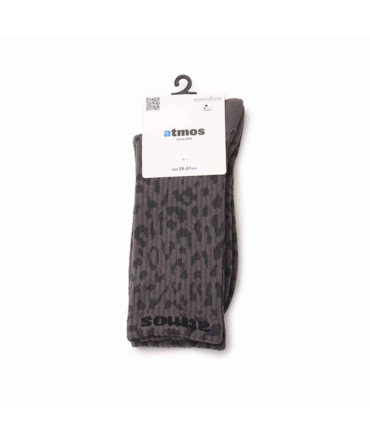 atmos Leopard Pattern Socks GRAYの画像