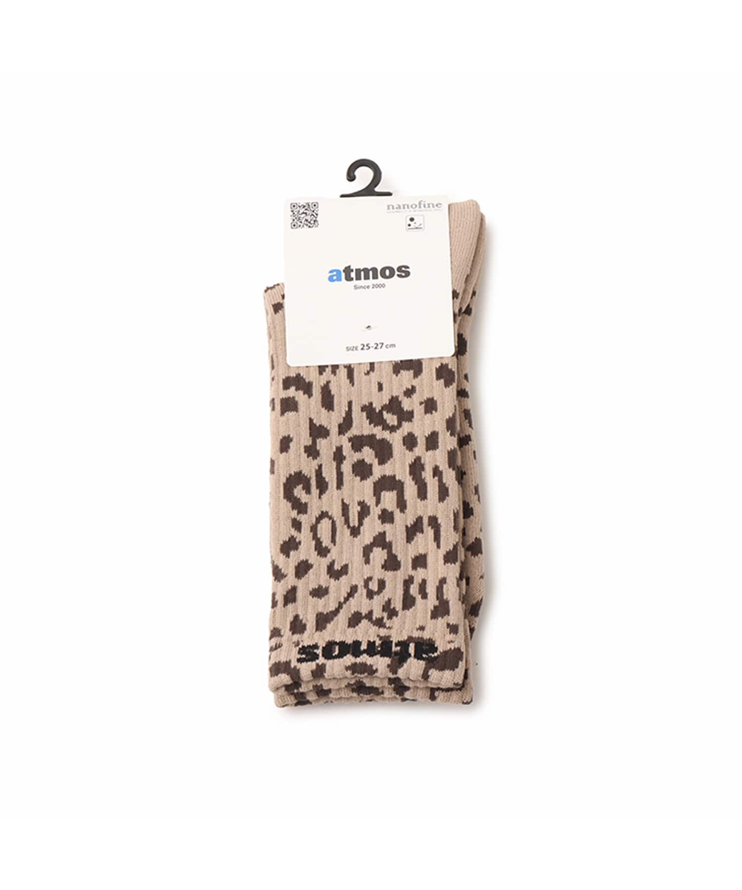 atmos Leopard Pattern Socks KHAKIの画像
