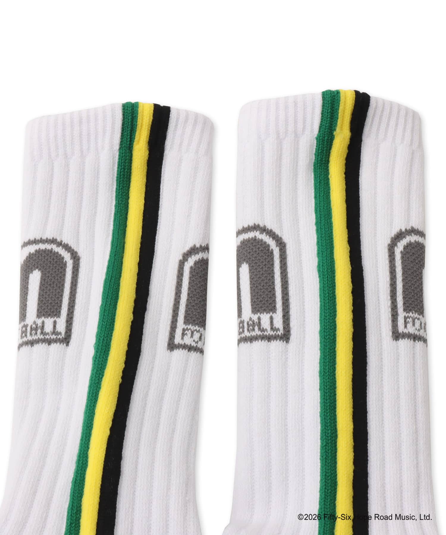 atmos x BOB MARLEY Stripe Socks GREENの画像