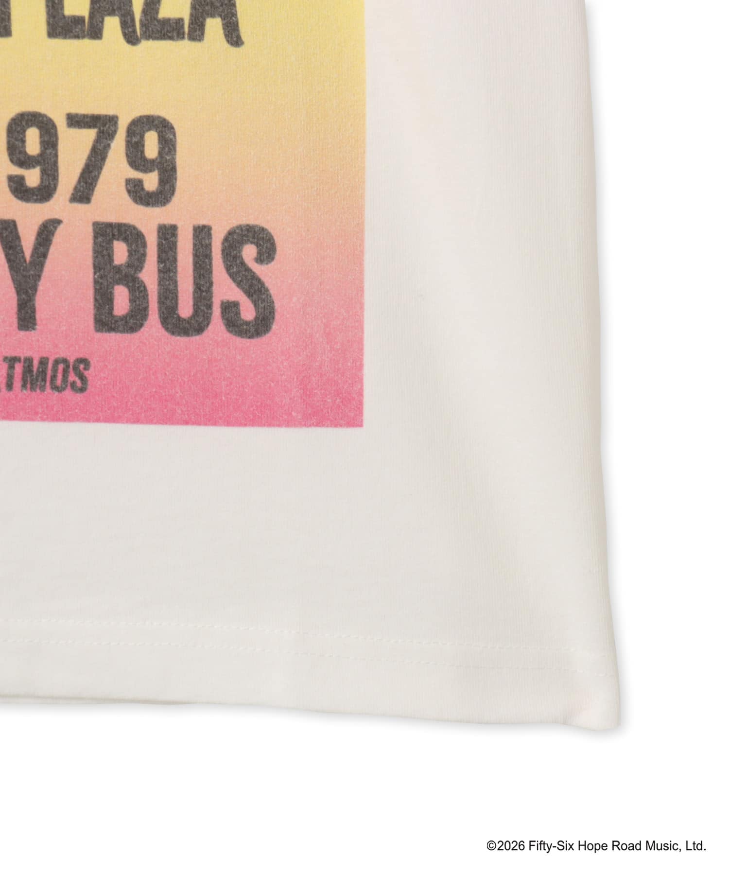atmos x BOB MARLEY BABYLON BY BUS T-shirt WHITEの画像