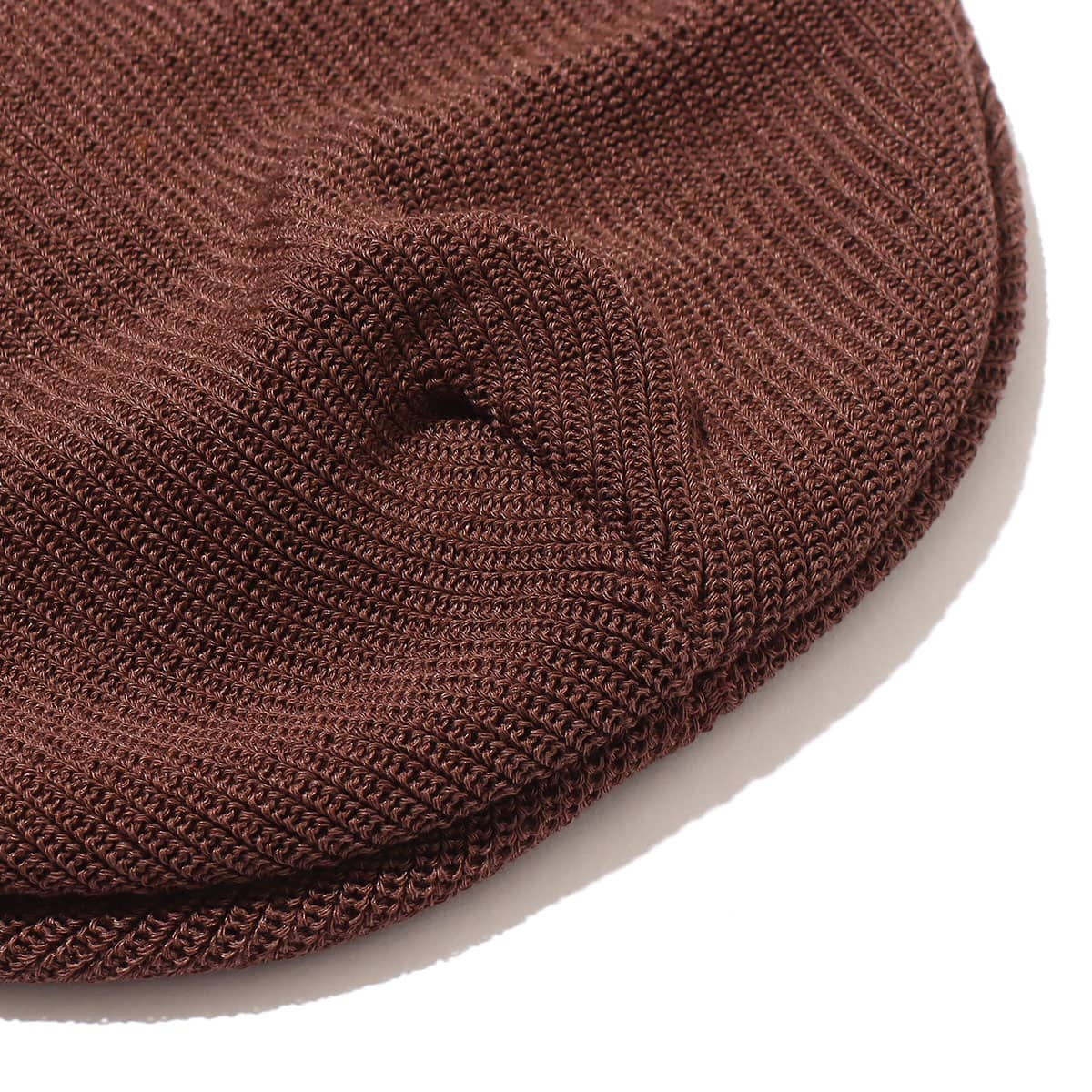atmos SMALL BOX LOGO KNIT CAP BROWNの画像