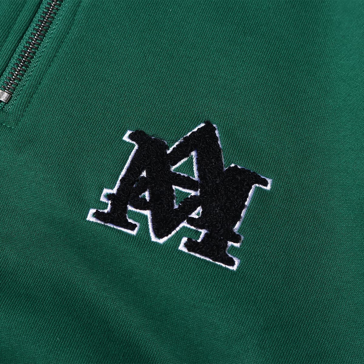 atmos AM LOGO HALF ZIP SWEAT GREEN 22FA-I