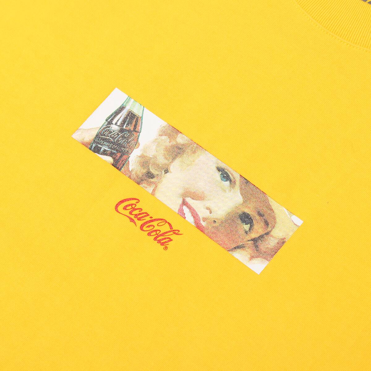 COCA-COLA atmos GIRLS TEE TYPE A YELLOW 21SP-I