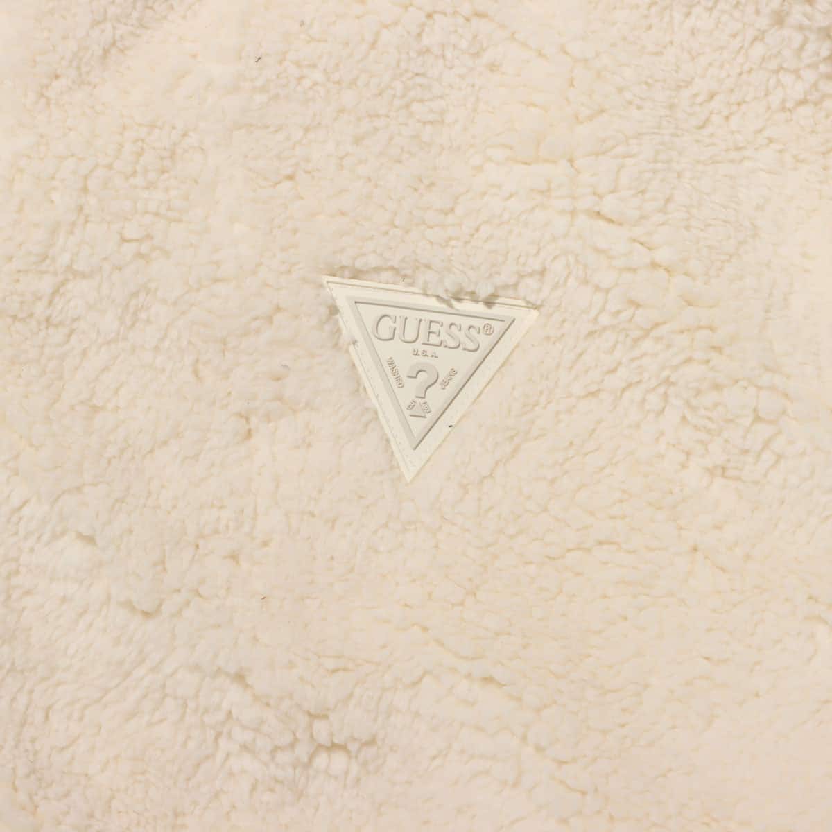 GUESS UNI HOODED ZIP-UP JACKET IVORY 20HO-Iの画像