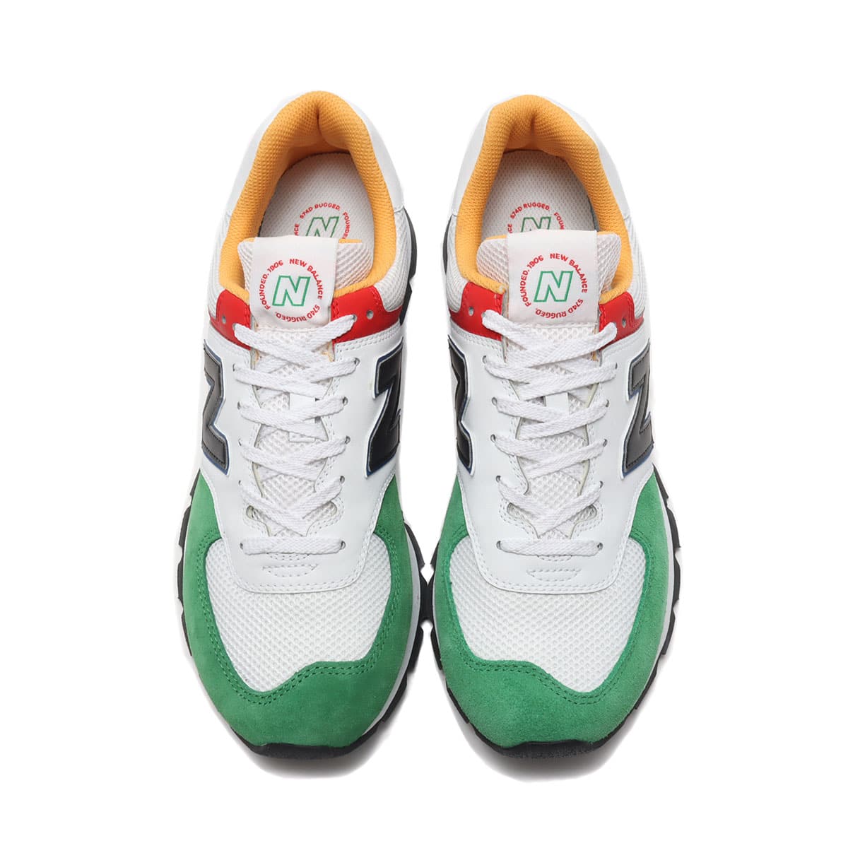 New Balance ML574DRM WHITE/GREENの画像