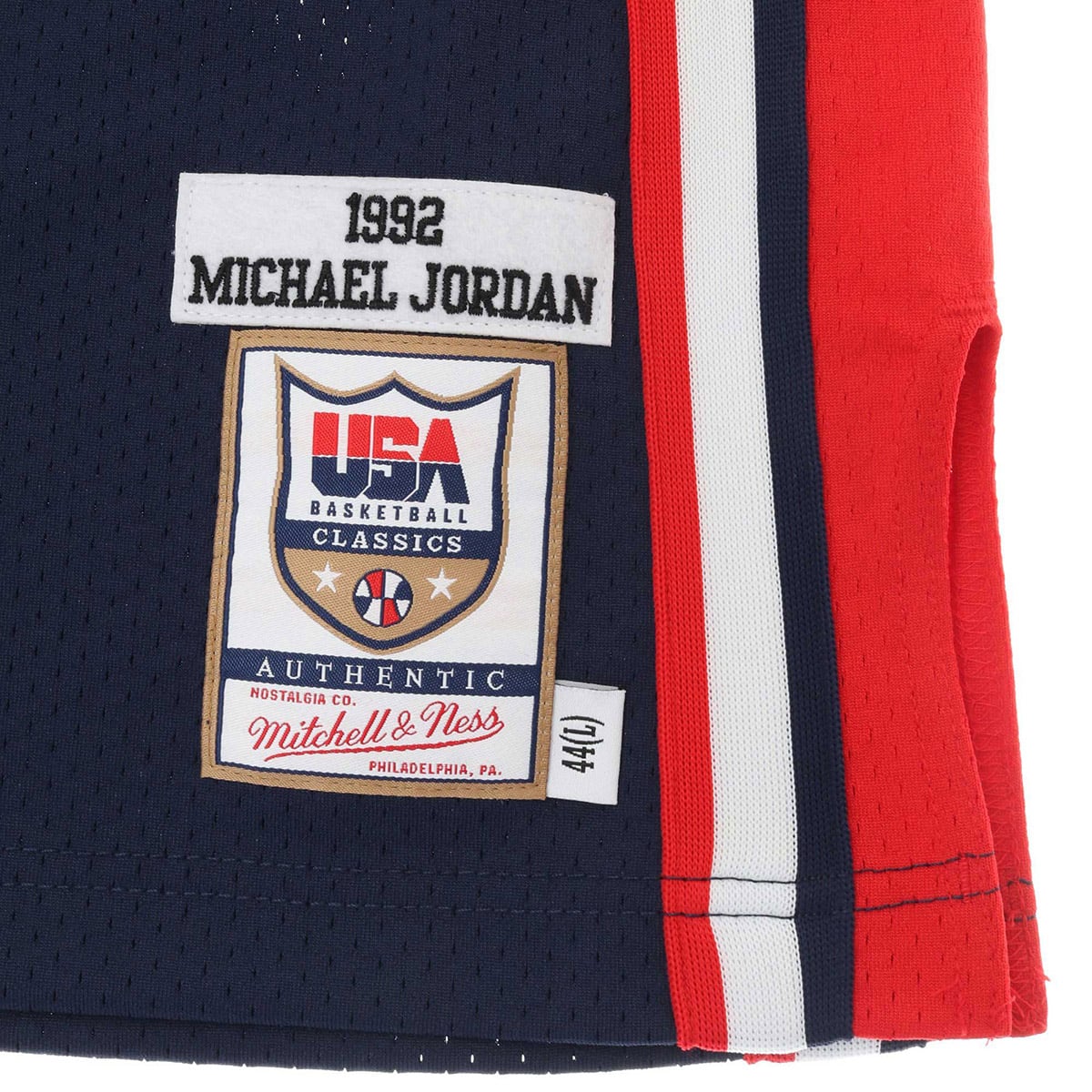 Mitchell & Ness NBA AUTHENTIC JERSEY NAVY USA 92 MICHAEL JORDAN