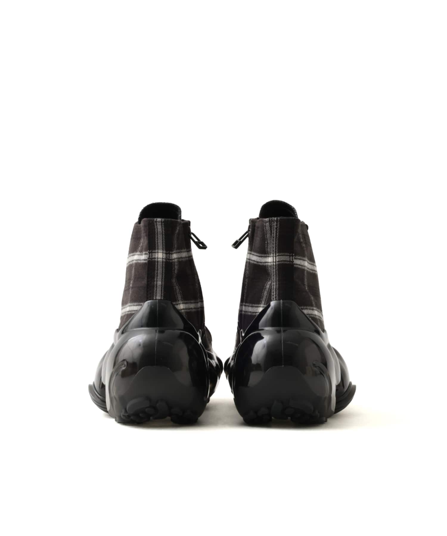 grounds MOOPIE HIGHCUT BLACK PLAIDの画像