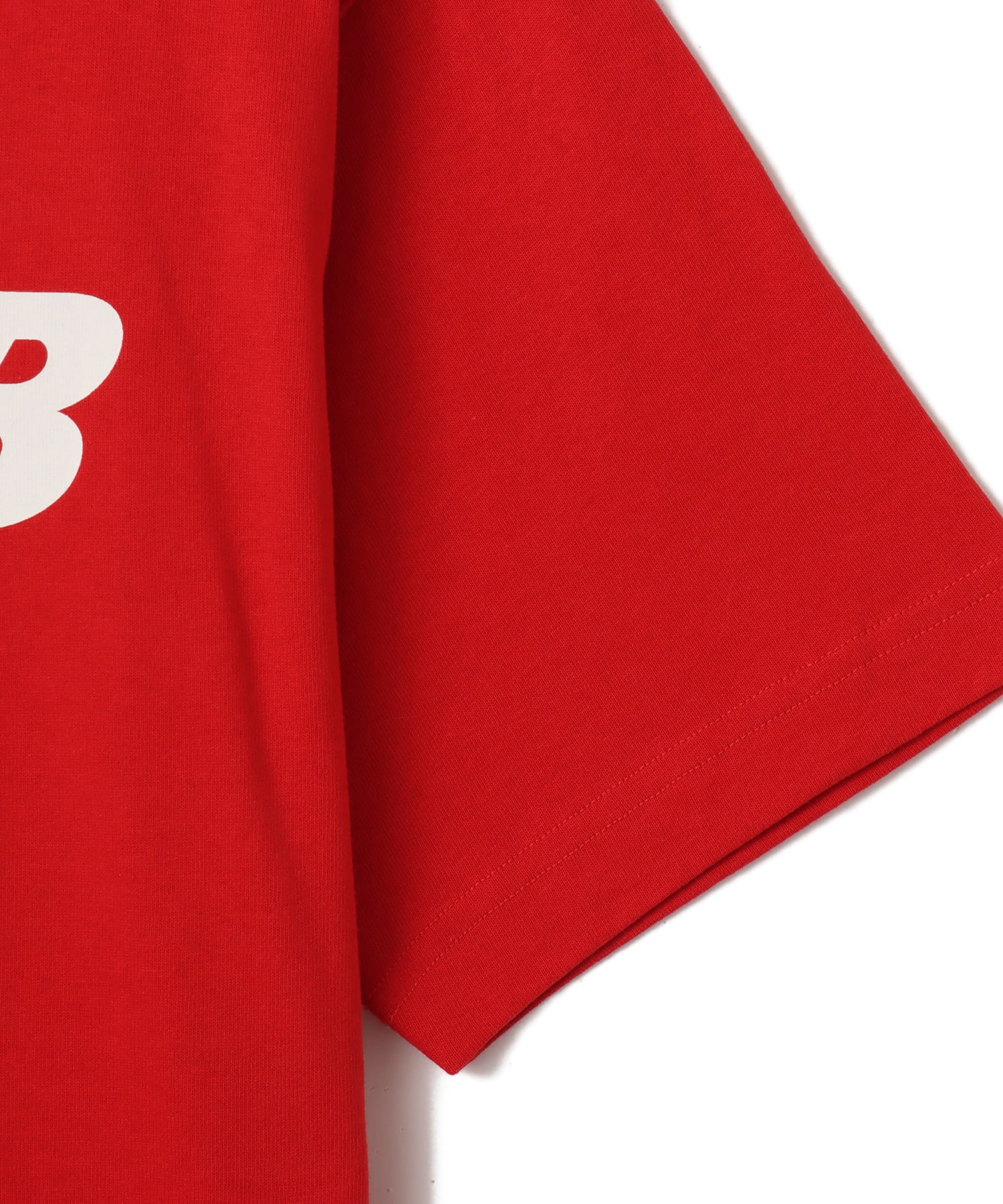 New Balance Basketball Logo Graphic T-Shirt チームレッドの画像