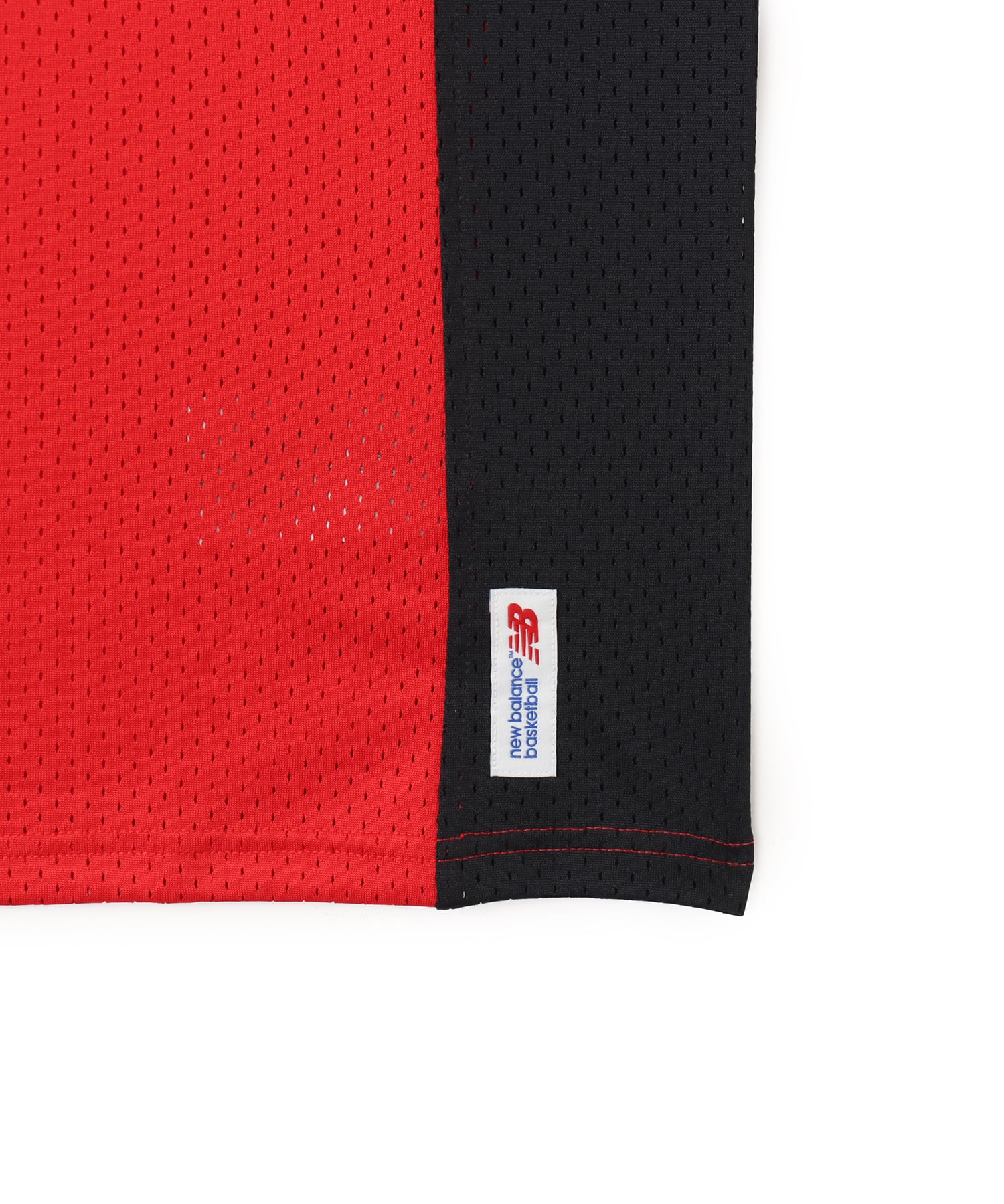 New Balance Basketball V-Neck Mesh Jersey チームレッドの画像